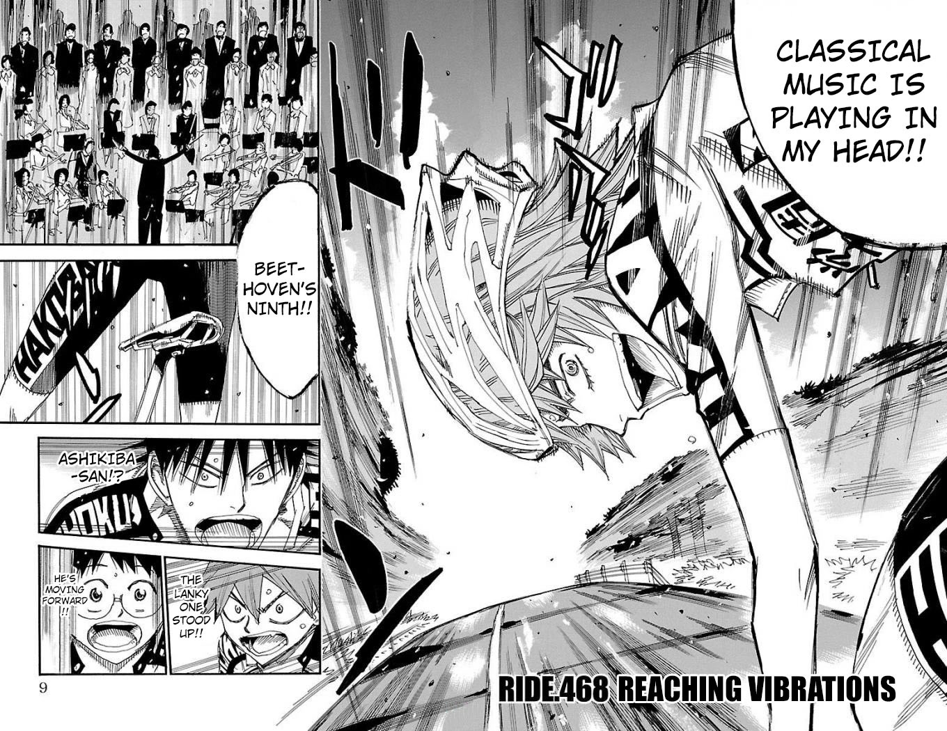Yowamushi Pedal Chapter 468 page 3 - Chapter 468: Reaching Vibrations