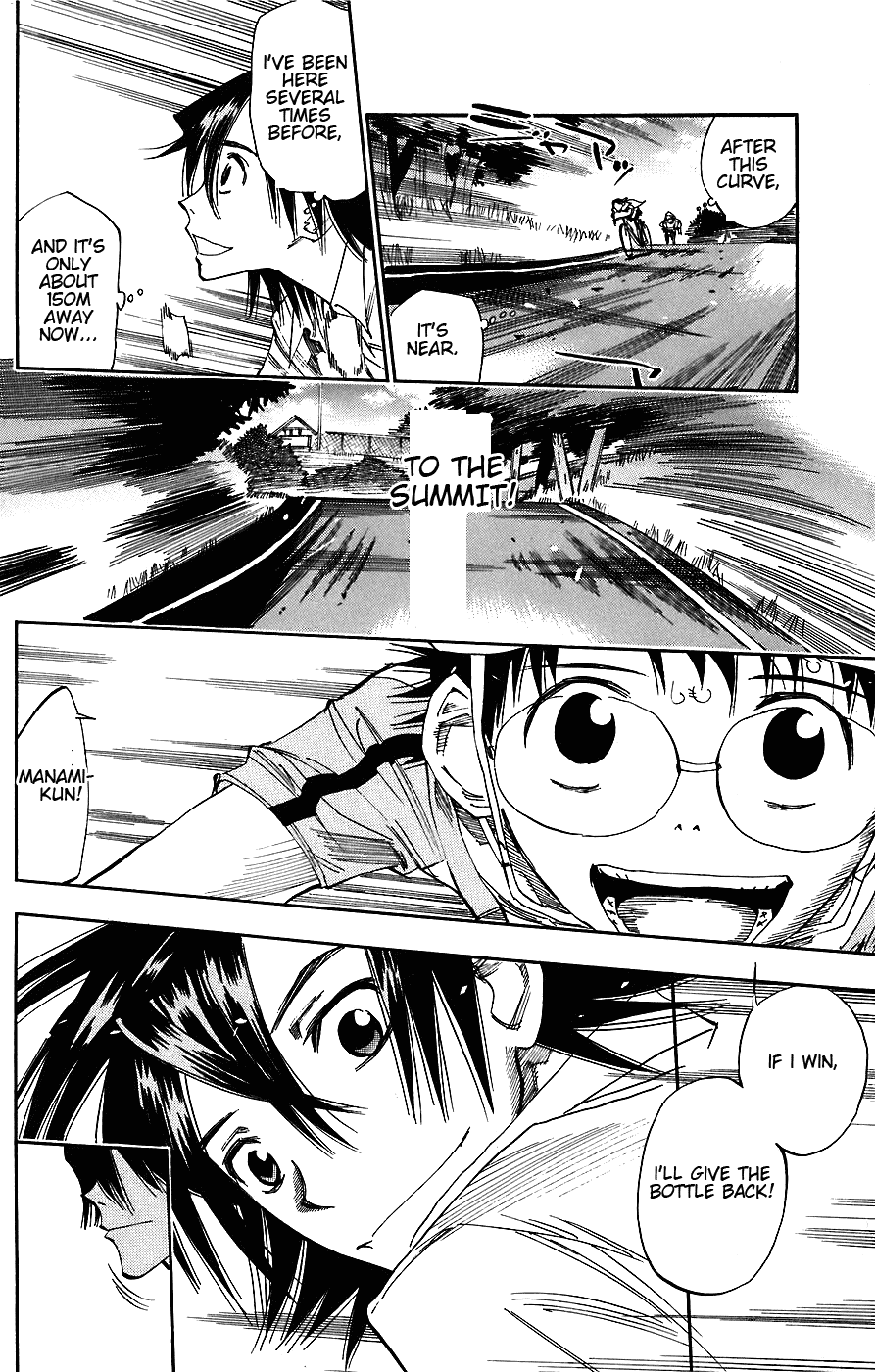 Yowamushi Pedal Chapter 47 page 14 - Chapter 47: Sangaku and Sakamichi