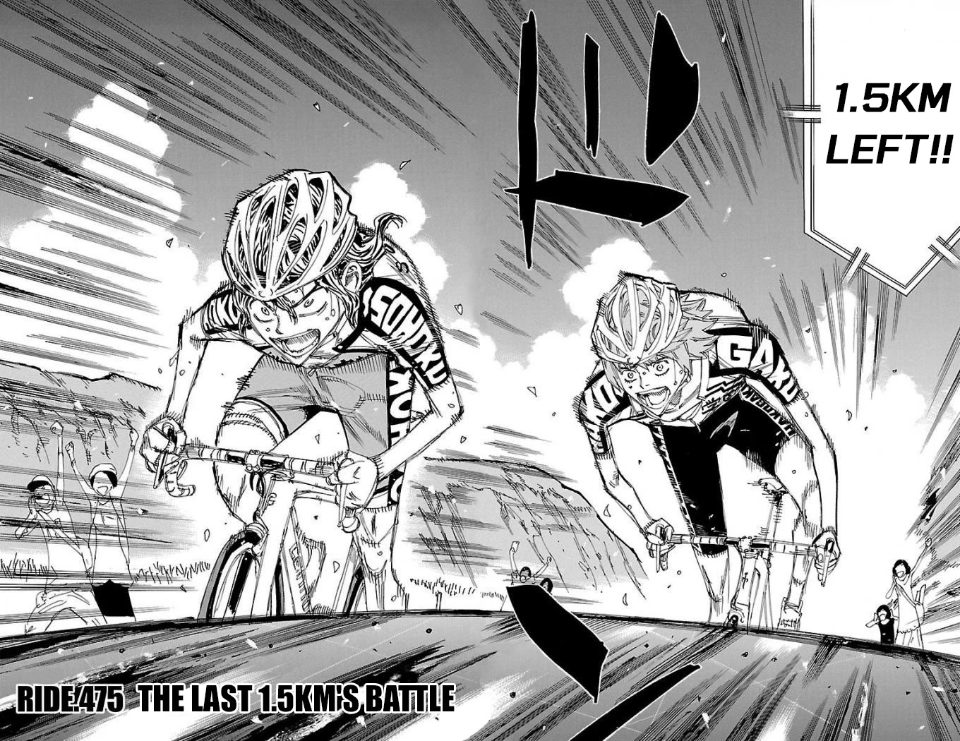 Yowamushi Pedal Chapter 475 page 2 - Chapter 475: The Last 1.5km's Battle