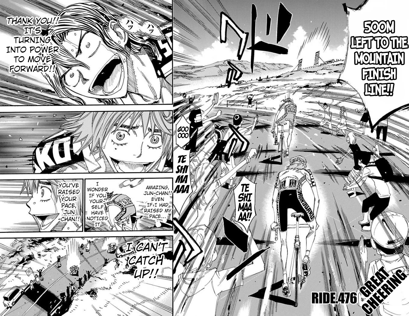Yowamushi Pedal Chapter 476 page 3 - Chapter 476: Great Cheering
