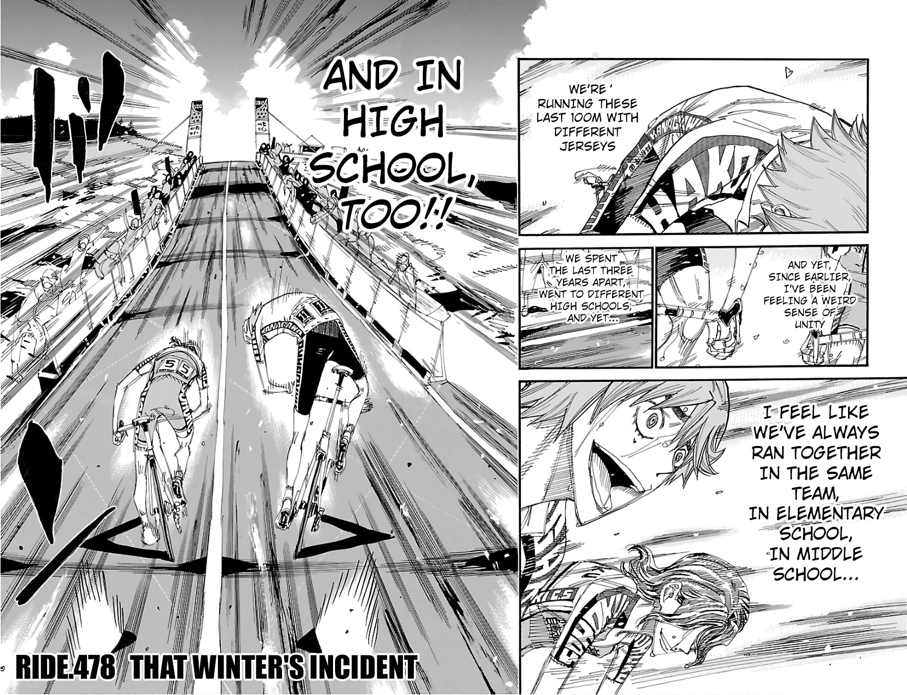 Yowamushi Pedal Chapter 478 page 2 - Chapter 478: That Winter's Incident