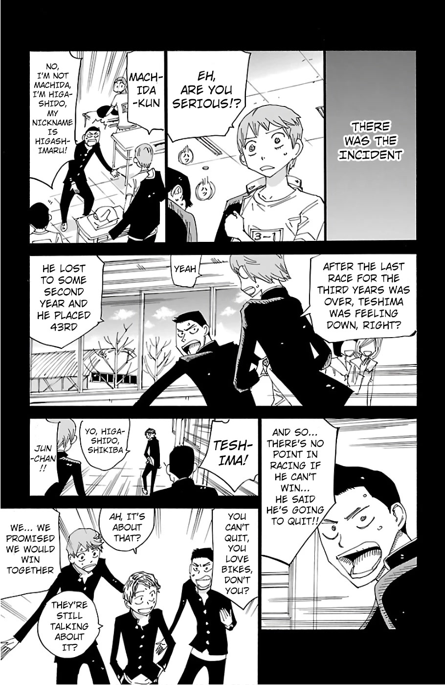 Yowamushi Pedal Chapter 478 page 4 - Chapter 478: That Winter's Incident