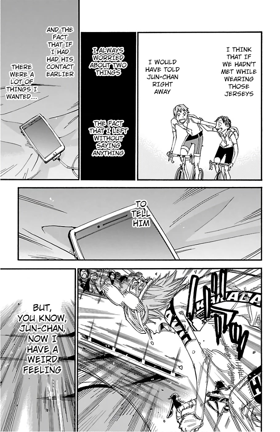 Yowamushi Pedal Chapter 479 page 13 - Chapter 479: The Wall Between Them