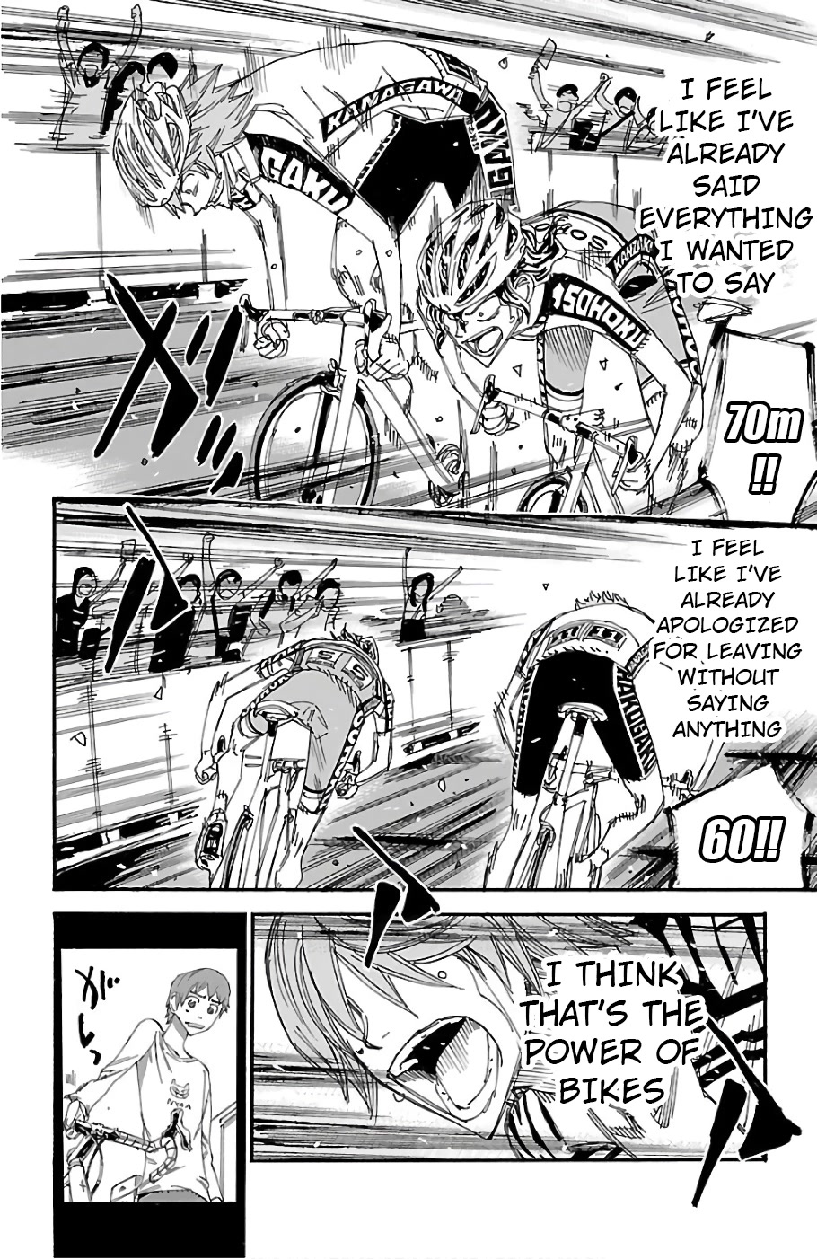 Yowamushi Pedal Chapter 479 page 14 - Chapter 479: The Wall Between Them