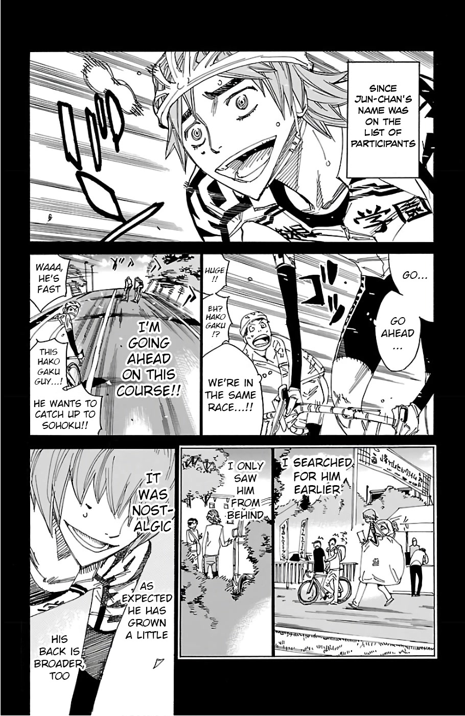 Yowamushi Pedal Chapter 479 page 4 - Chapter 479: The Wall Between Them
