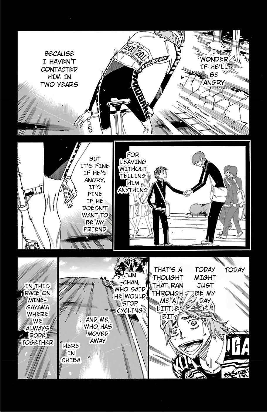 Yowamushi Pedal Chapter 479 page 5 - Chapter 479: The Wall Between Them