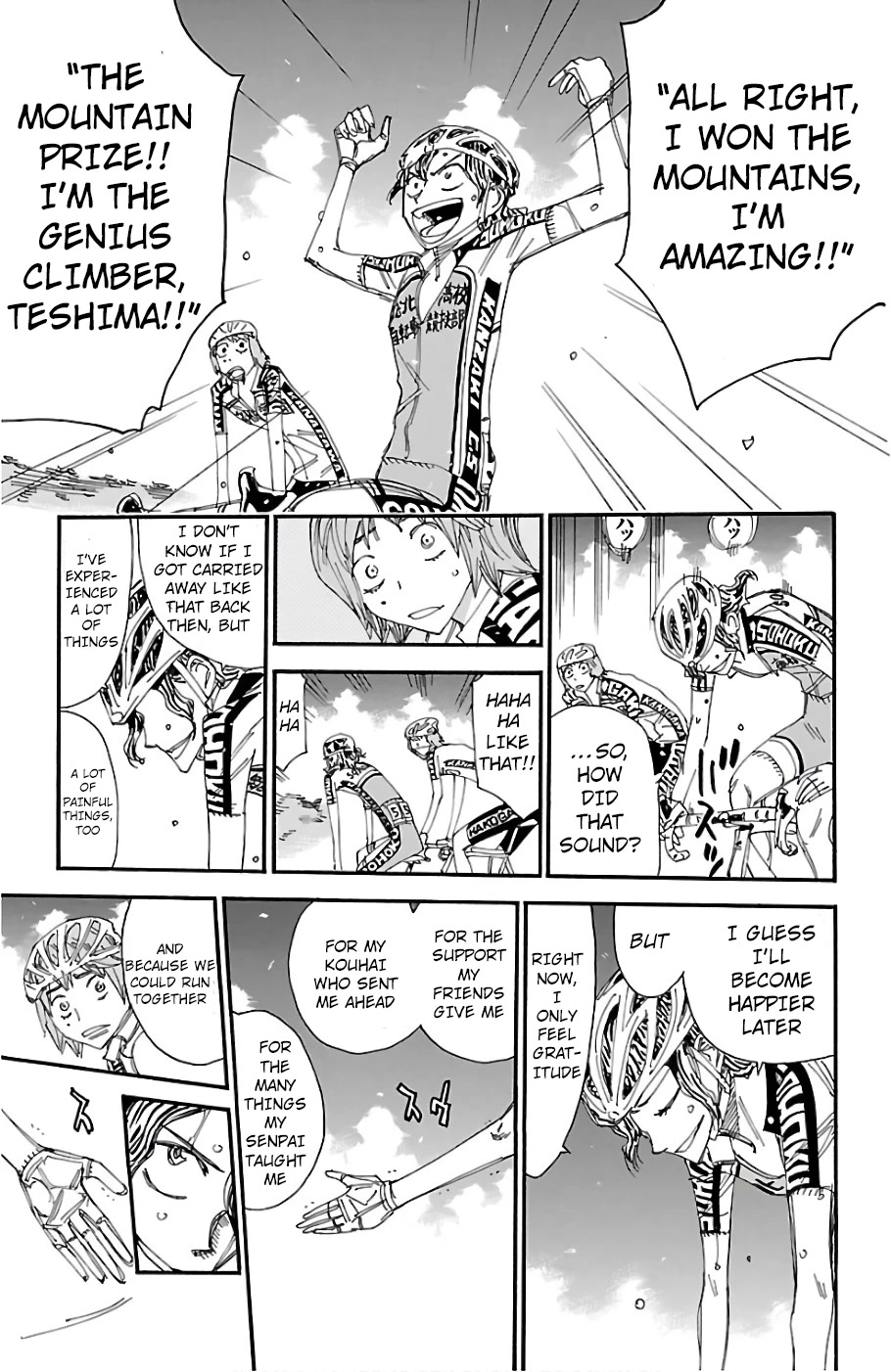 Yowamushi Pedal Chapter 481 page 10 - Chapter 481: The Final Handshake