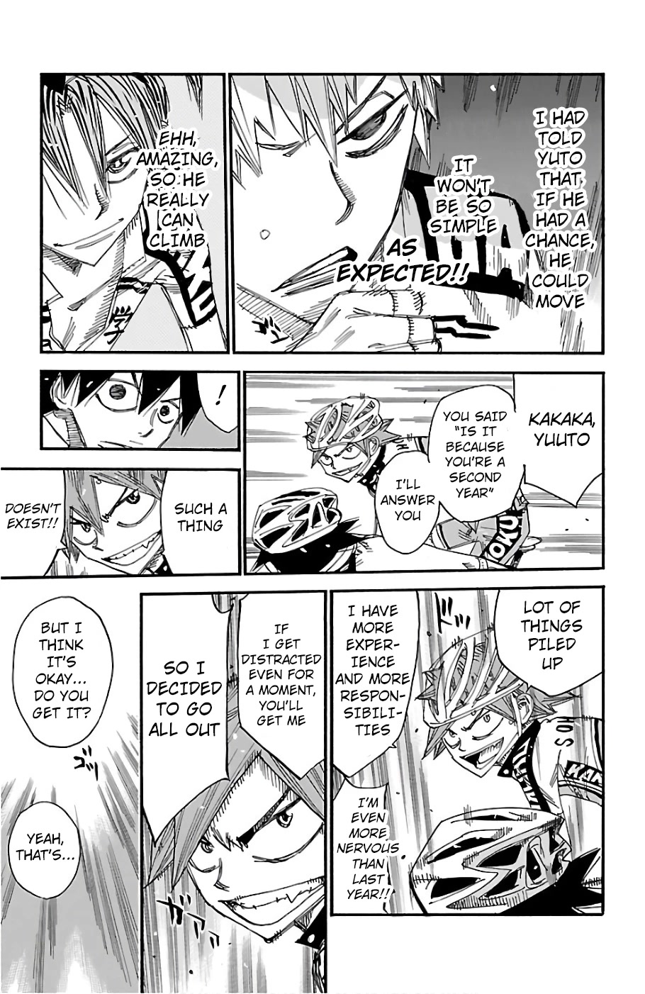 Yowamushi Pedal Chapter 482 page 13 - Chapter 482: Sohoku's Miracle