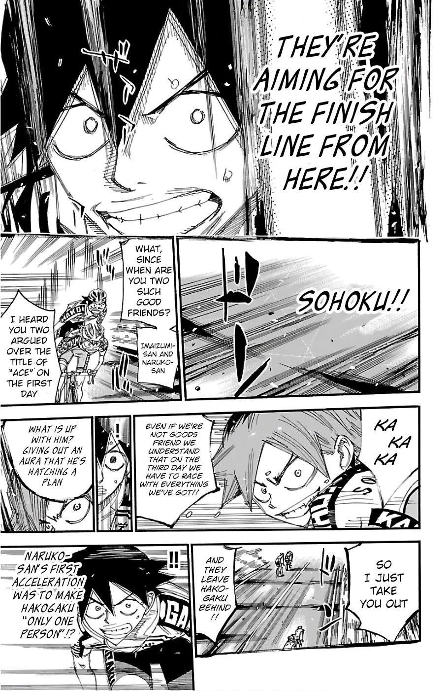 Yowamushi Pedal Chapter 483 page 12 - Chapter 483: Start Moving!!