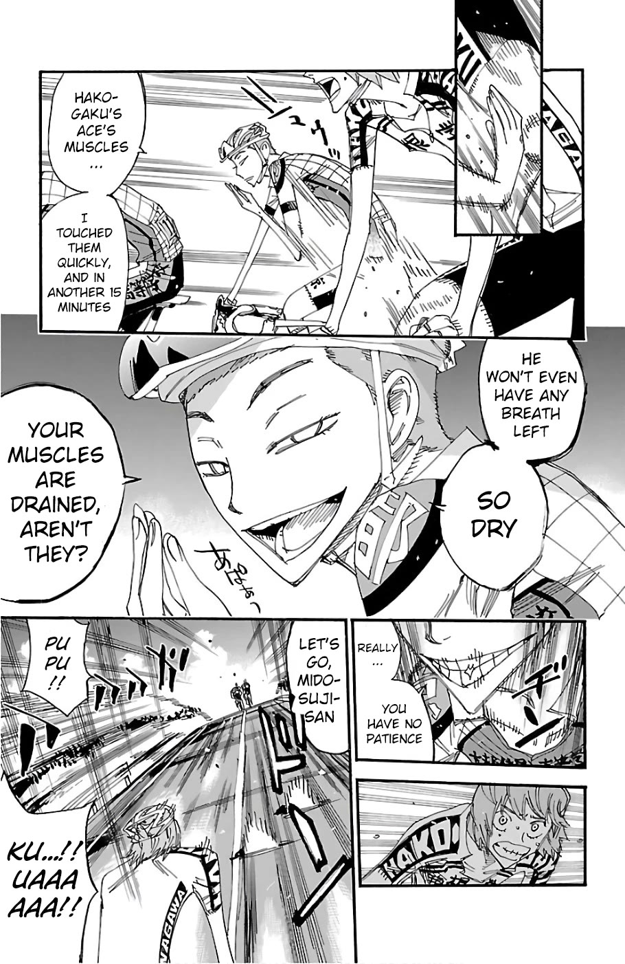 Yowamushi Pedal Chapter 484 page 14 - Chapter 484: Attack!!