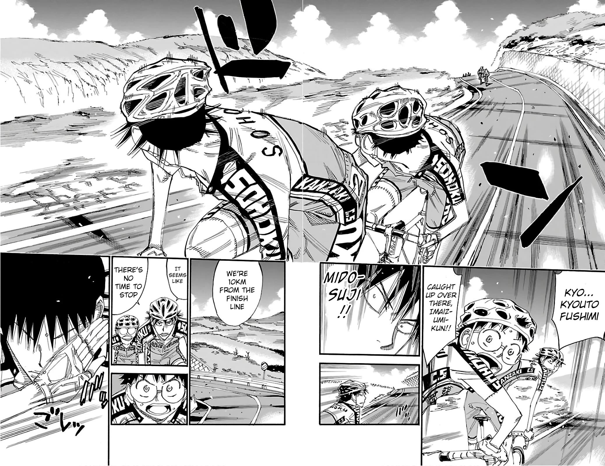 Yowamushi Pedal Chapter 485 page 12 - Chapter 485: The Last 8 People