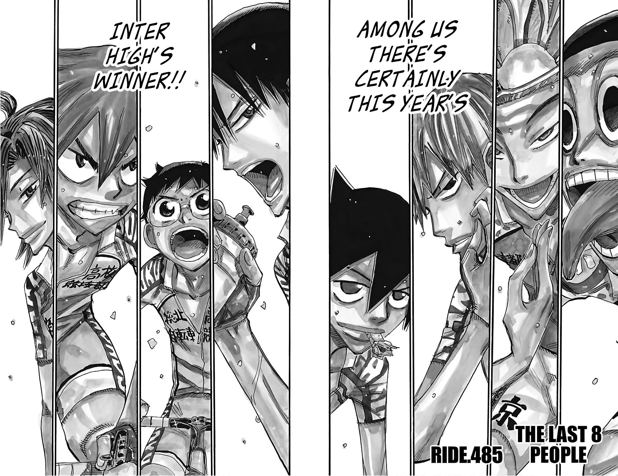 Yowamushi Pedal Chapter 485 page 3 - Chapter 485: The Last 8 People