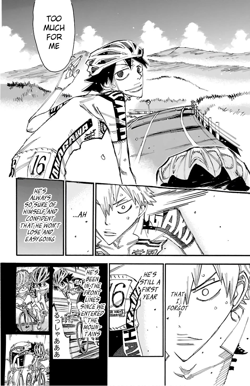 Yowamushi Pedal Chapter 486 page 10 - Chapter 486: Shinkai Yuuto's Resolution
