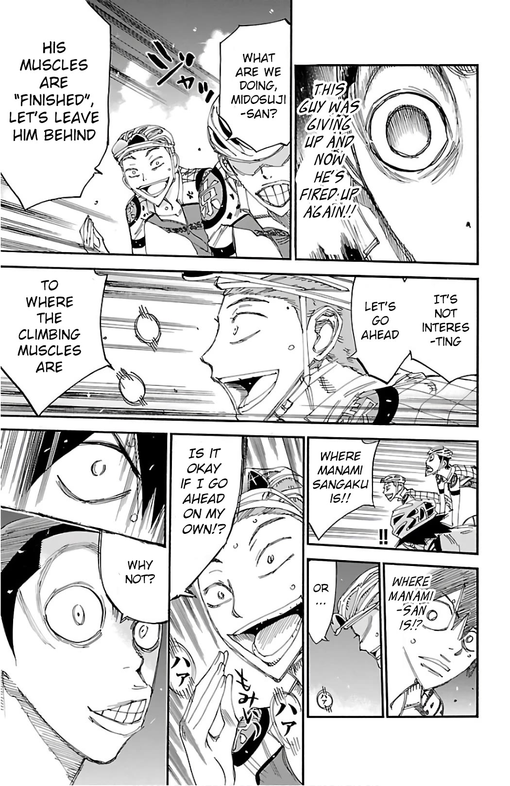 Yowamushi Pedal Chapter 487 page 13 - Chapter 487: Adversity