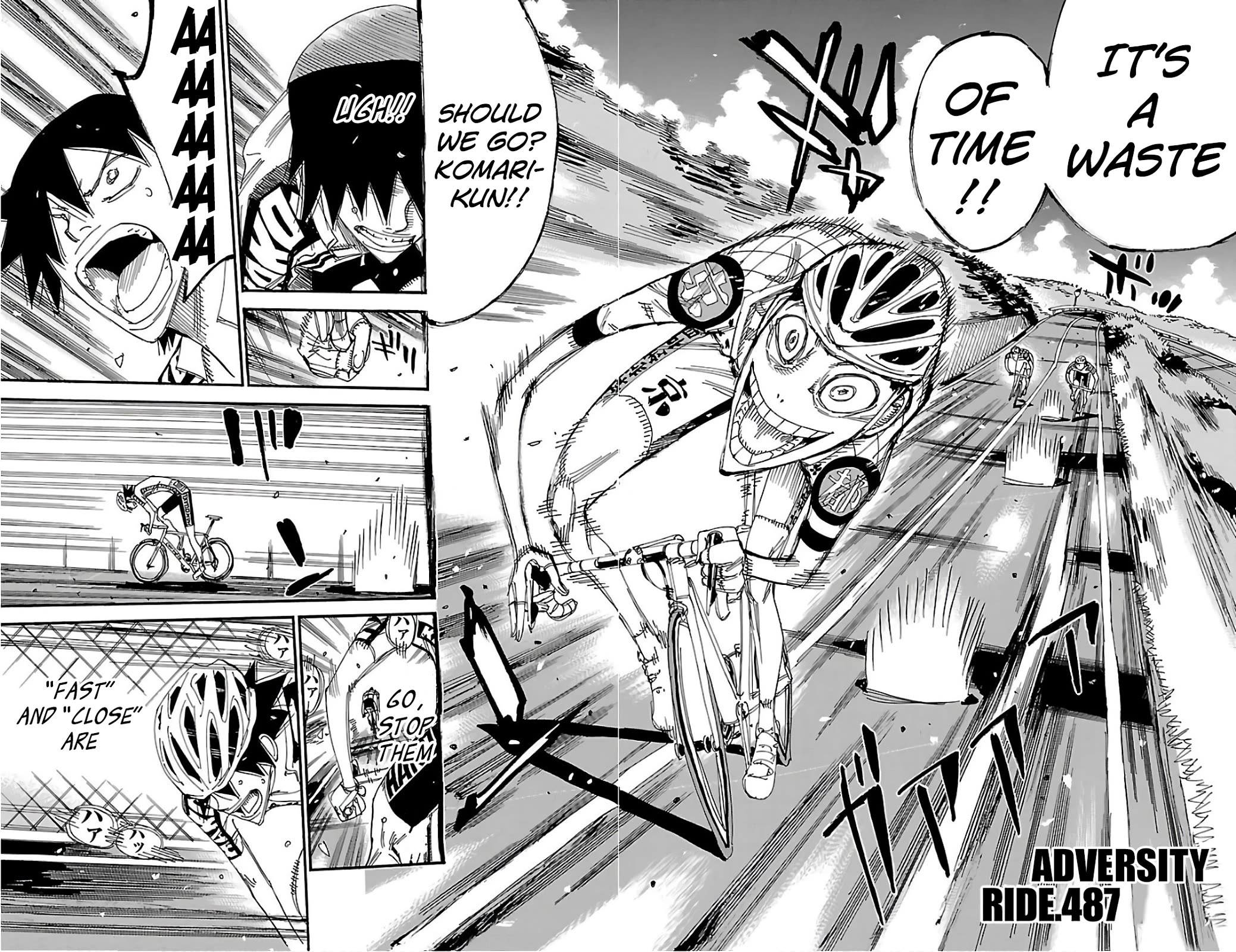 Yowamushi Pedal Chapter 487 page 3 - Chapter 487: Adversity