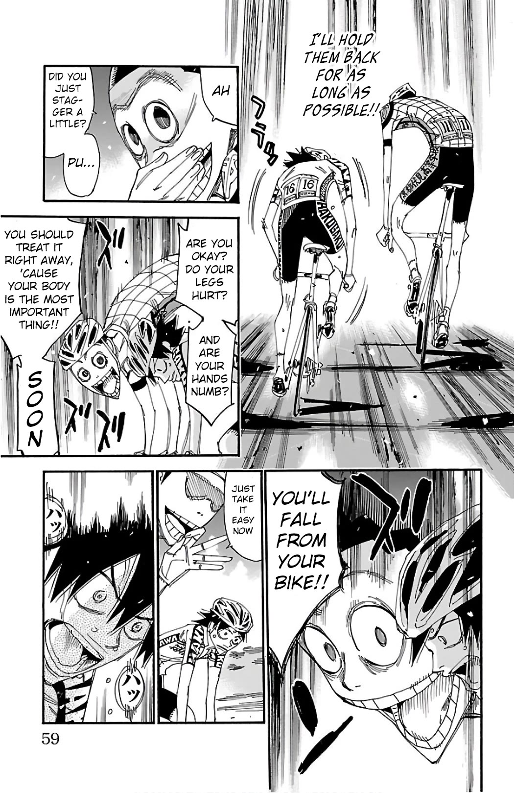 Yowamushi Pedal Chapter 487 page 7 - Chapter 487: Adversity
