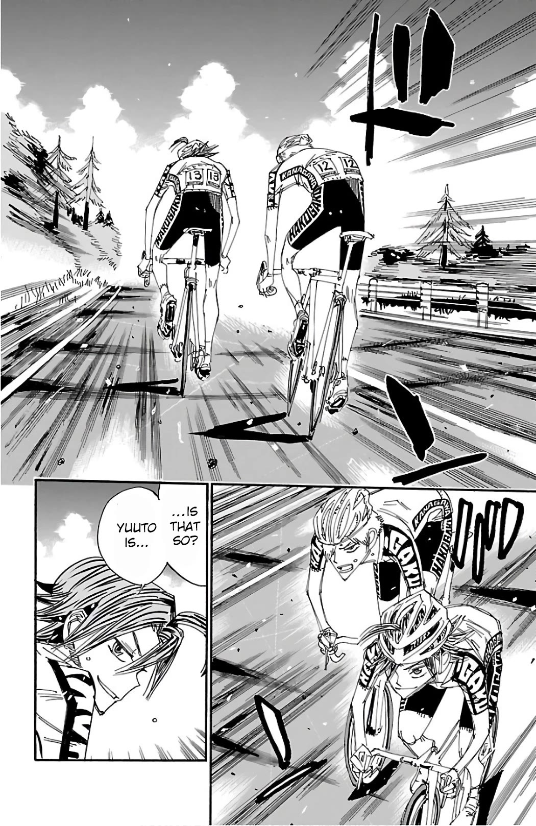 Yowamushi Pedal Chapter 488 page 12 - Chapter 488: The Final Muscles