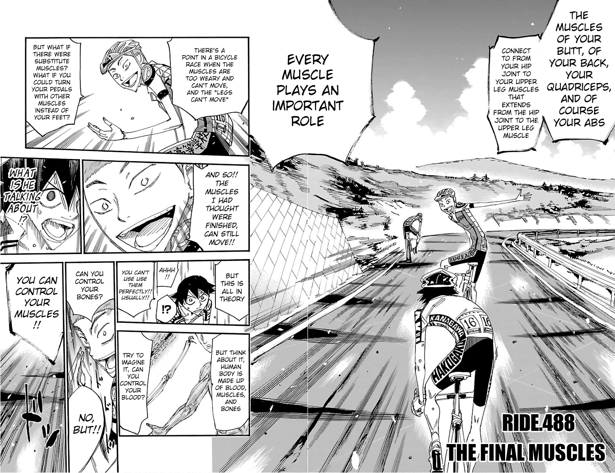 Yowamushi Pedal Chapter 488 page 2 - Chapter 488: The Final Muscles
