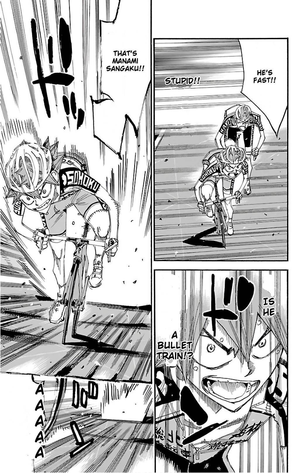 Yowamushi Pedal Chapter 489 page 11 - Chapter 489: Naruko VS Manami