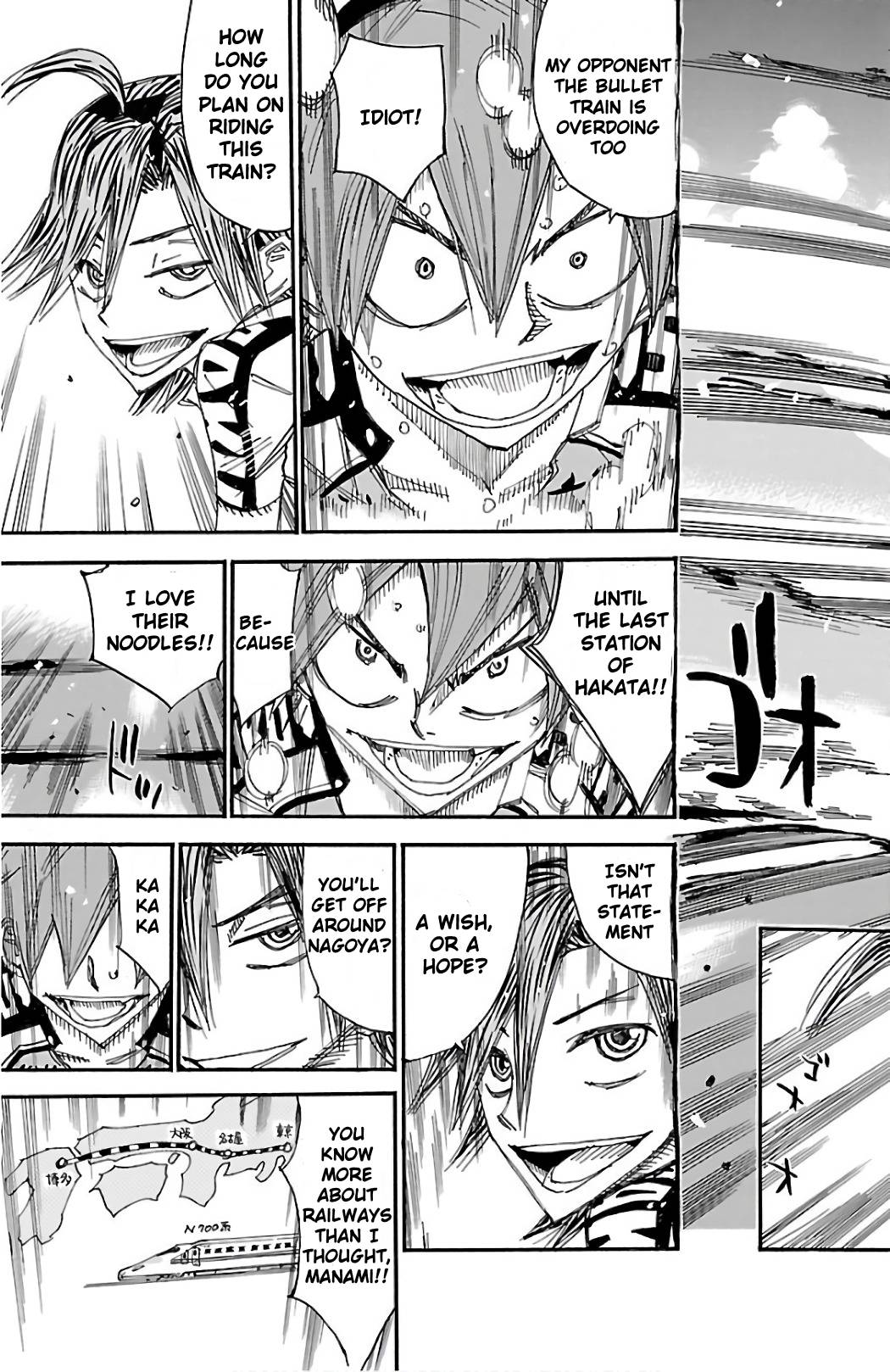 Yowamushi Pedal Chapter 489 page 13 - Chapter 489: Naruko VS Manami