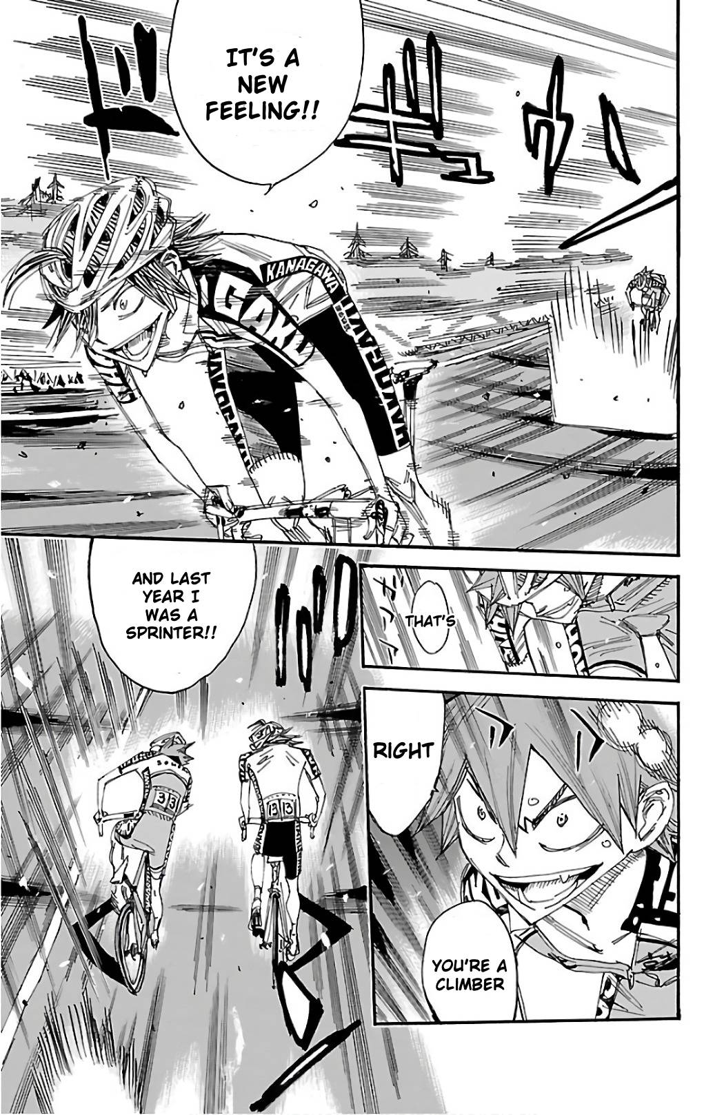 Yowamushi Pedal Chapter 489 page 15 - Chapter 489: Naruko VS Manami