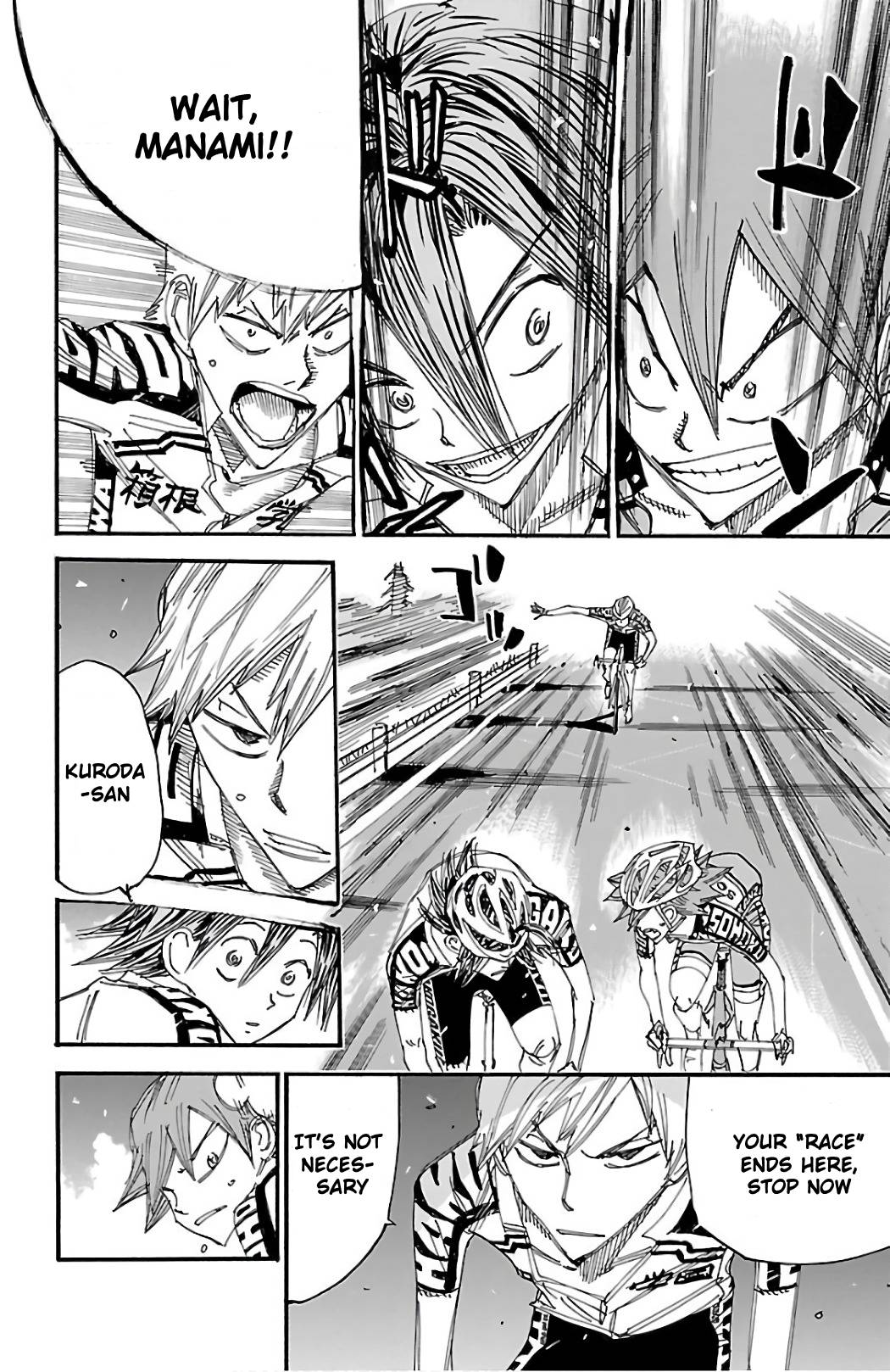Yowamushi Pedal Chapter 489 page 16 - Chapter 489: Naruko VS Manami