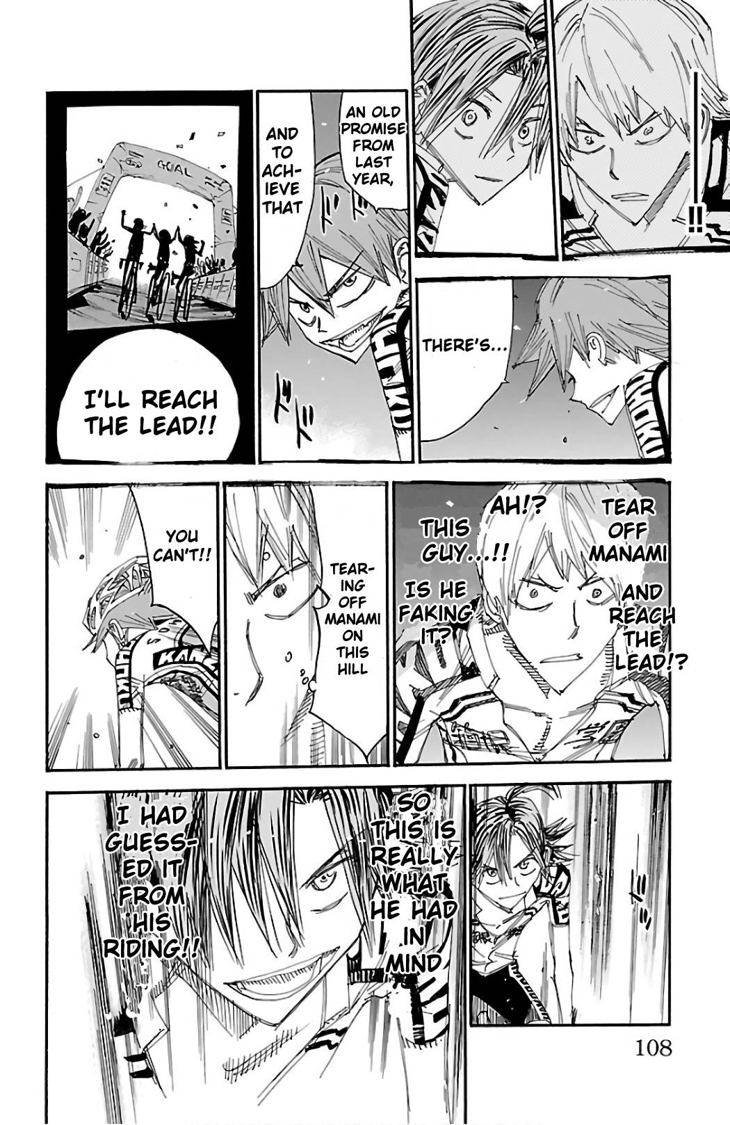 Yowamushi Pedal Chapter 489 page 18 - Chapter 489: Naruko VS Manami