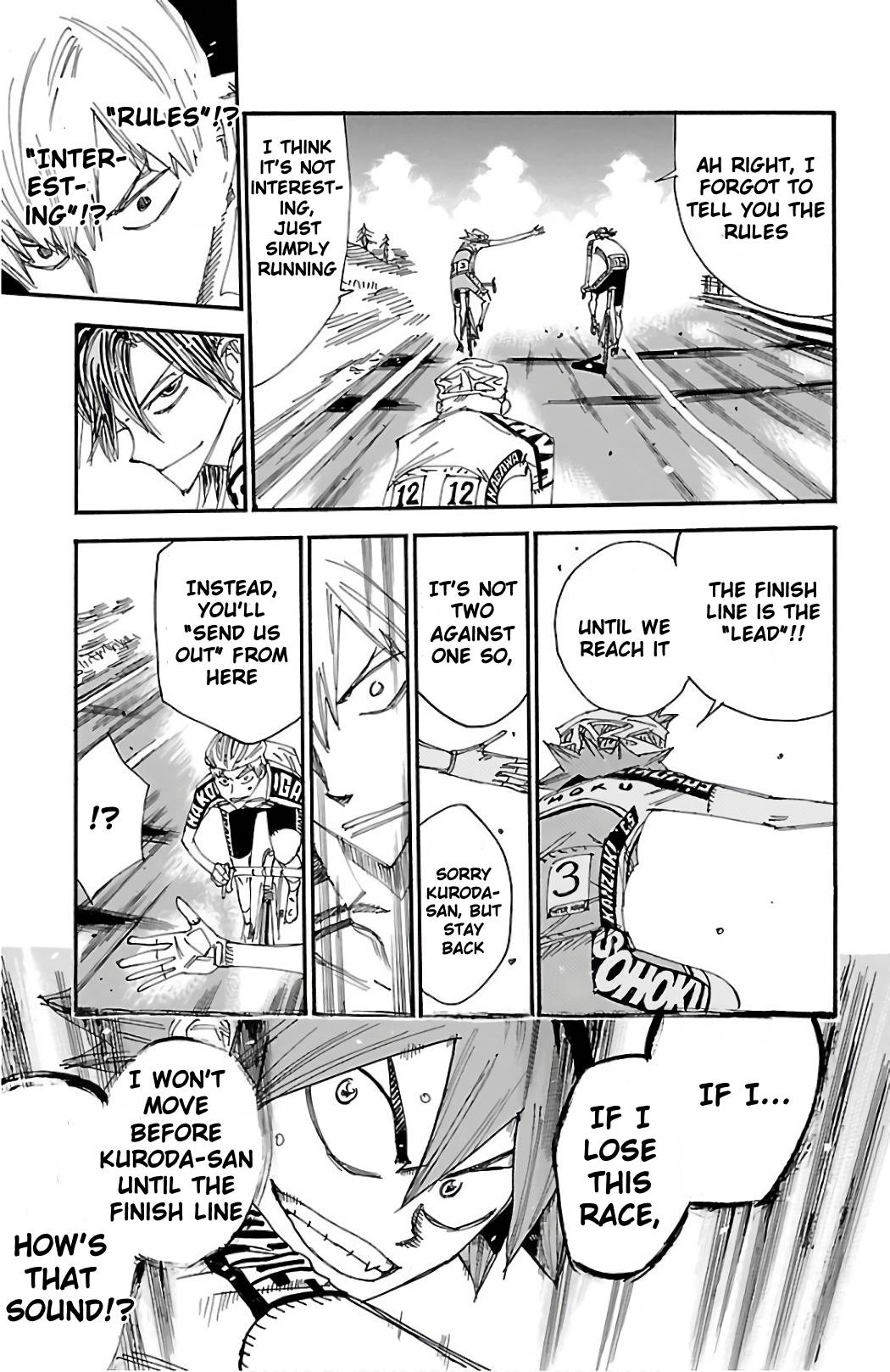 Yowamushi Pedal Chapter 489 page 19 - Chapter 489: Naruko VS Manami