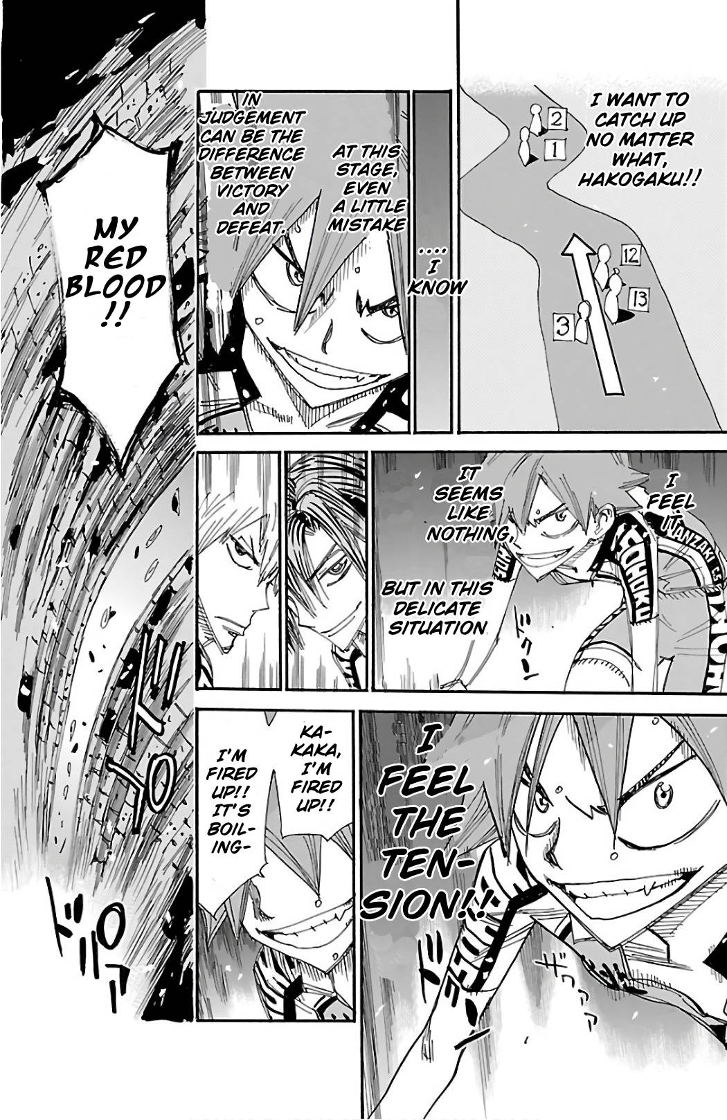 Yowamushi Pedal Chapter 489 page 2 - Chapter 489: Naruko VS Manami