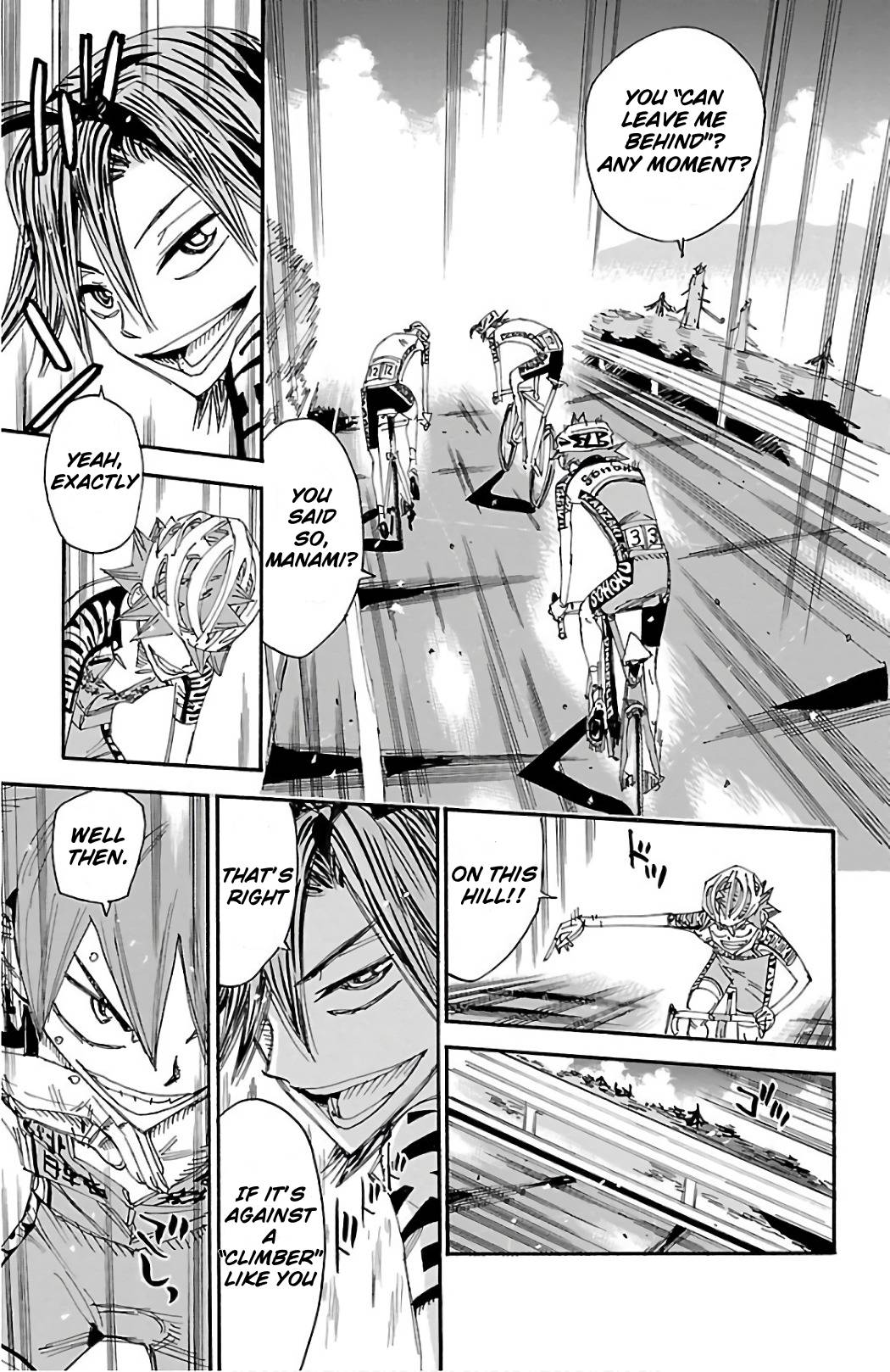 Yowamushi Pedal Chapter 489 page 3 - Chapter 489: Naruko VS Manami
