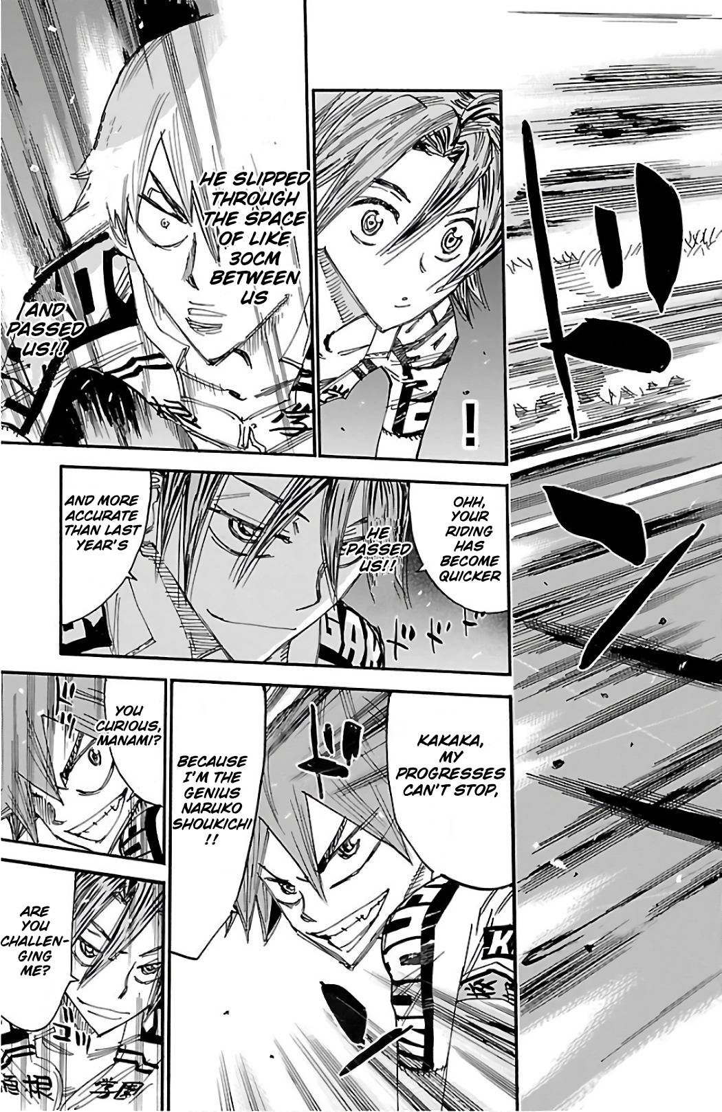 Yowamushi Pedal Chapter 489 page 5 - Chapter 489: Naruko VS Manami