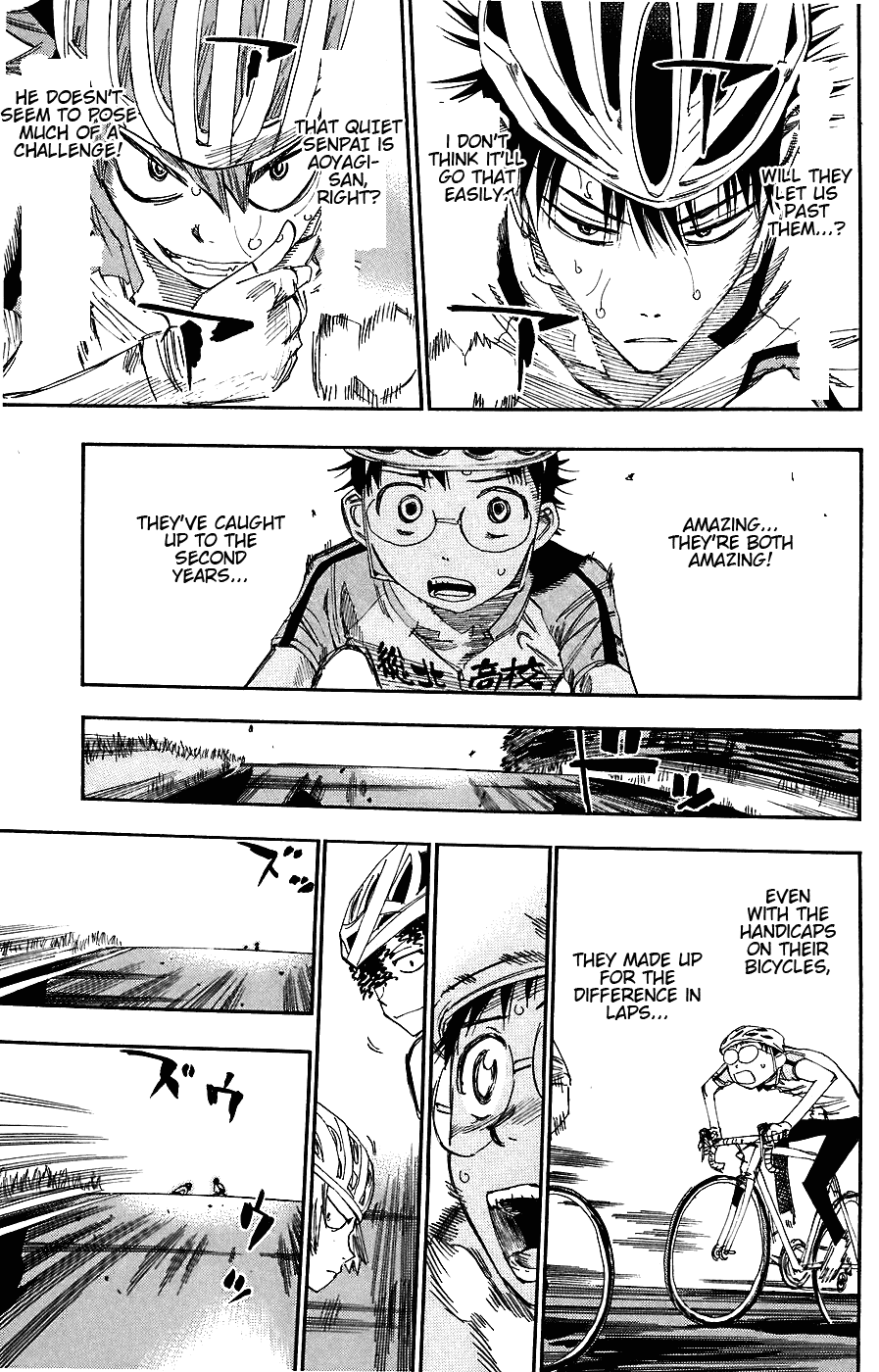 Yowamushi Pedal Chapter 49 page 14 - Chapter 49: 740km