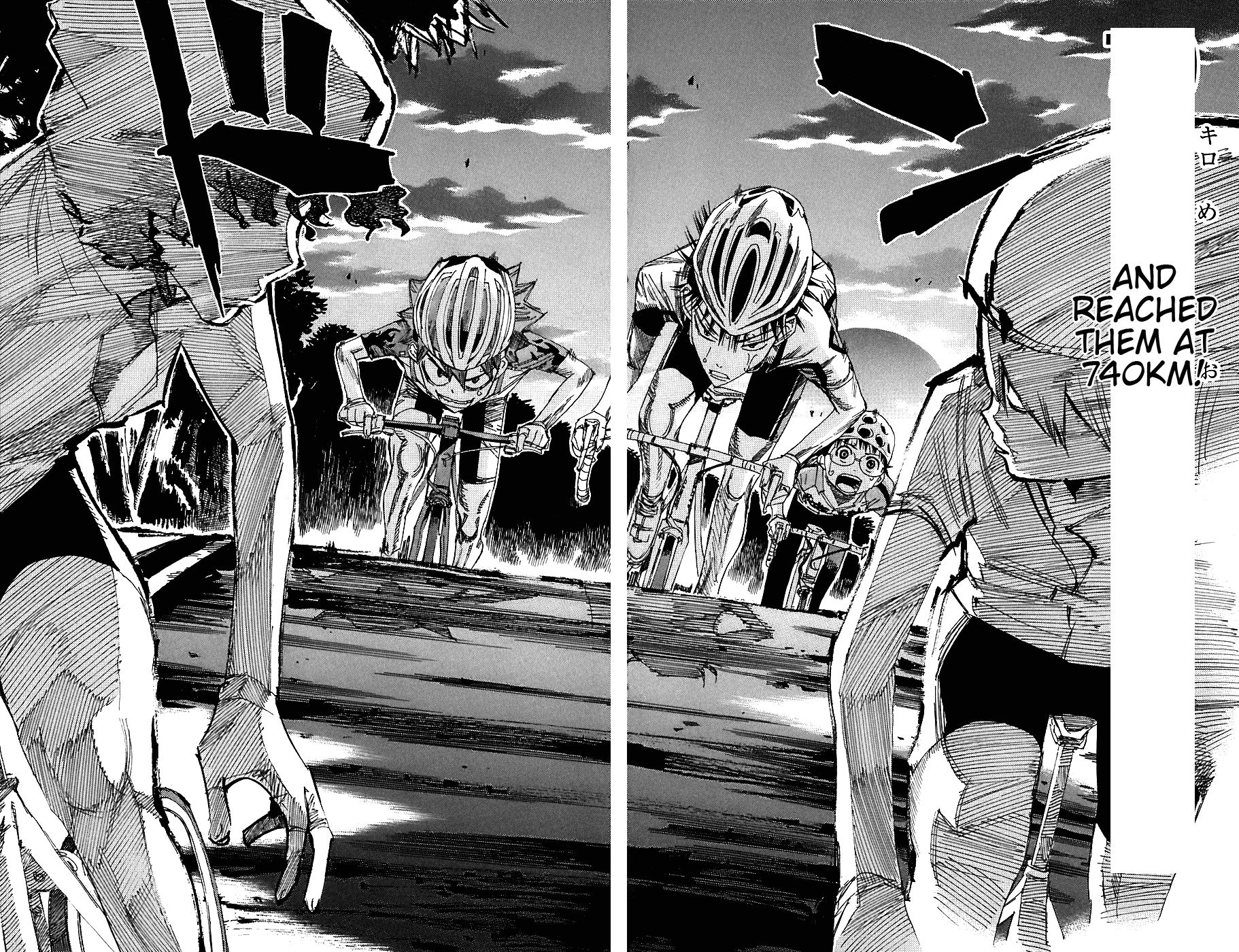 Yowamushi Pedal Chapter 49 page 15 - Chapter 49: 740km
