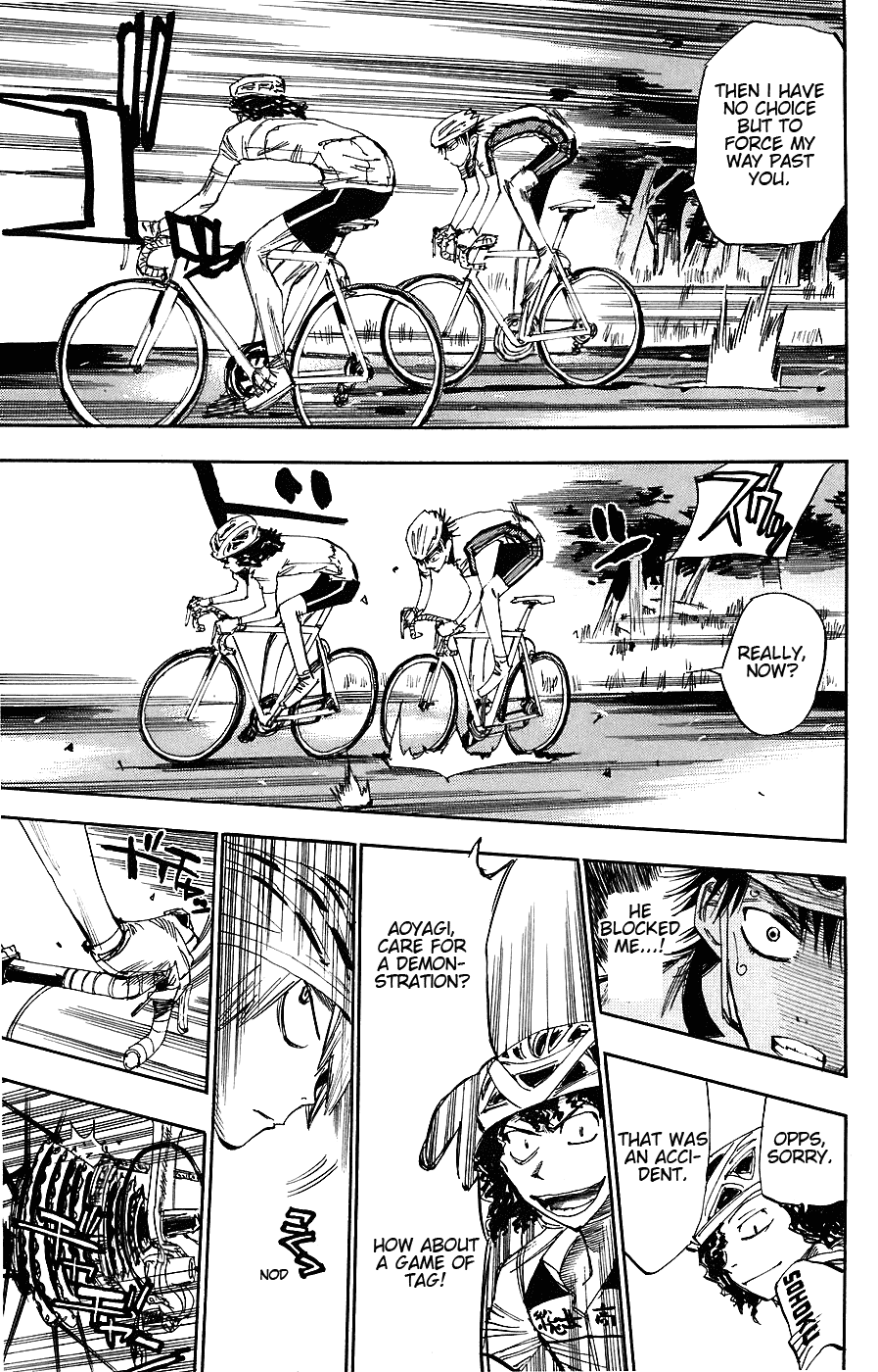 Yowamushi Pedal Chapter 49 page 17 - Chapter 49: 740km