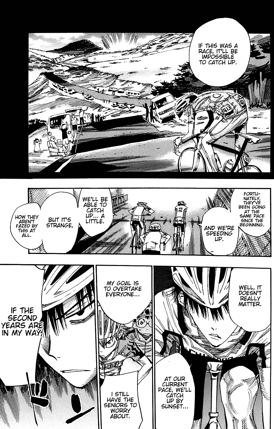 Yowamushi Pedal Chapter 49 page 6 - Chapter 49: 740km