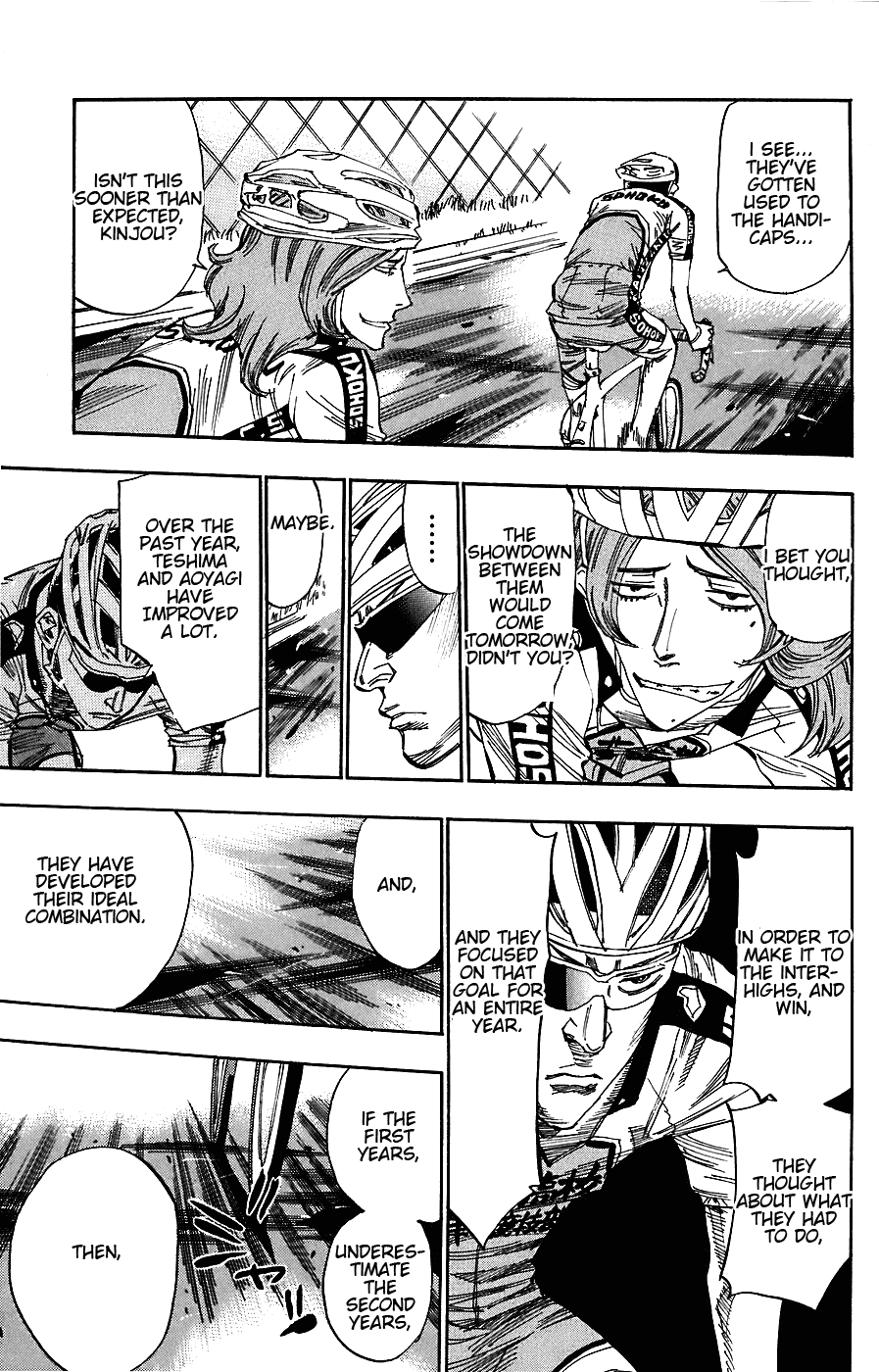 Yowamushi Pedal Chapter 49 page 8 - Chapter 49: 740km