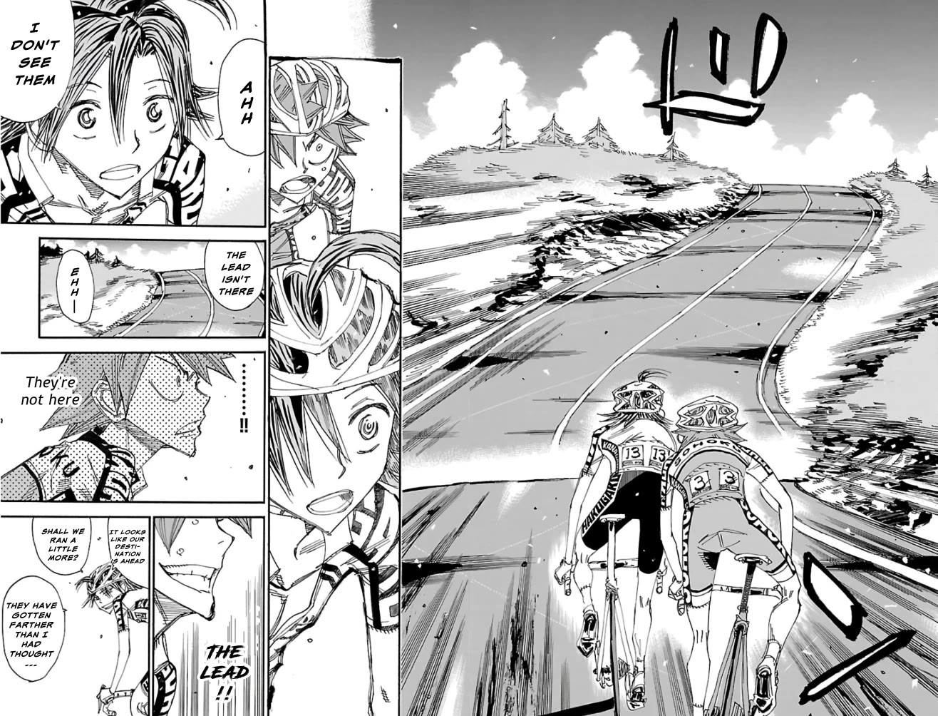 Yowamushi Pedal Chapter 490 page 12 - Chapter 490: Naruko! A dangerous battle