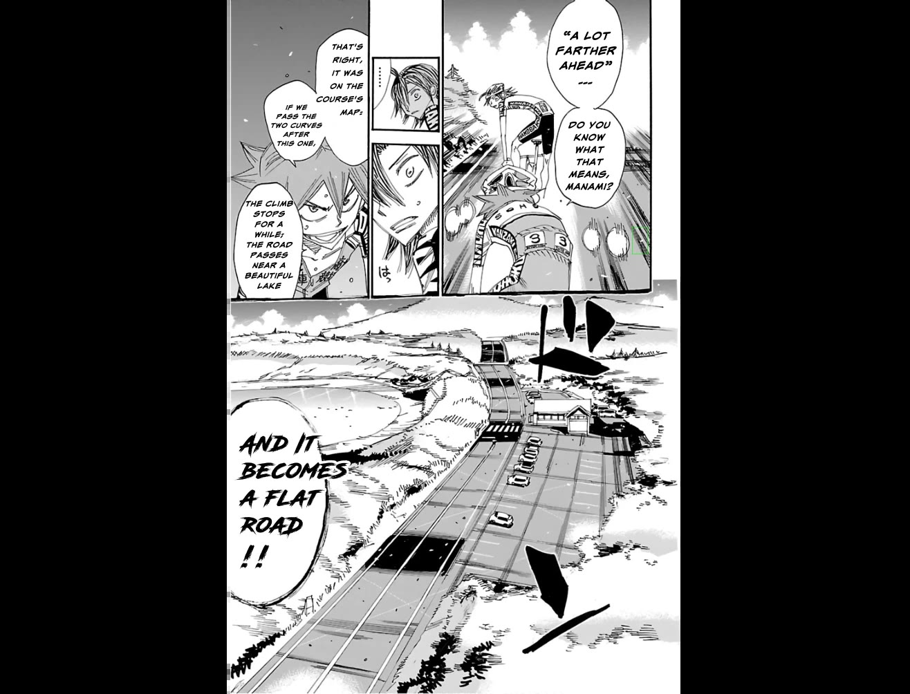 Yowamushi Pedal Chapter 490 page 14 - Chapter 490: Naruko! A dangerous battle
