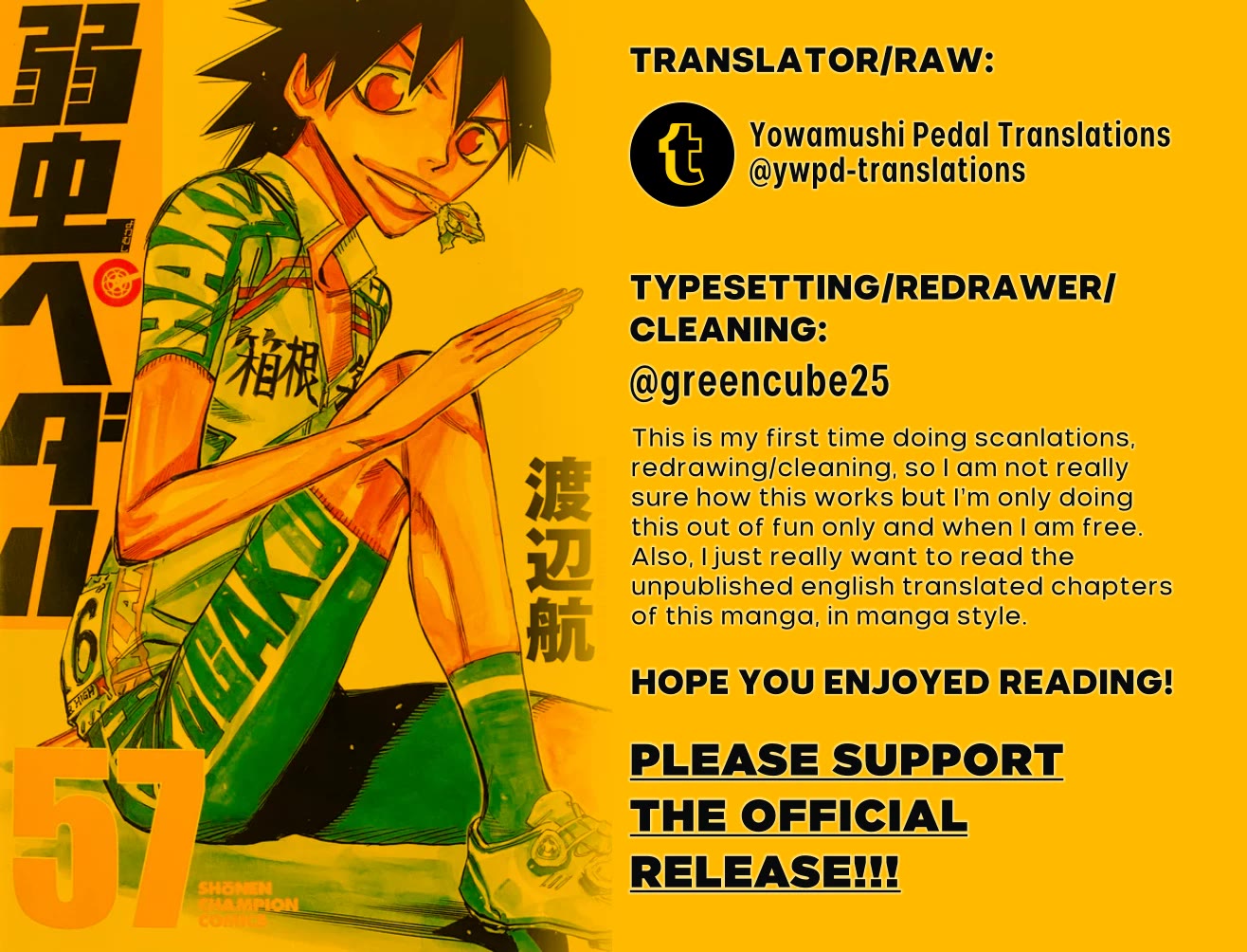 Yowamushi Pedal Chapter 490 page 15 - Chapter 490: Naruko! A dangerous battle
