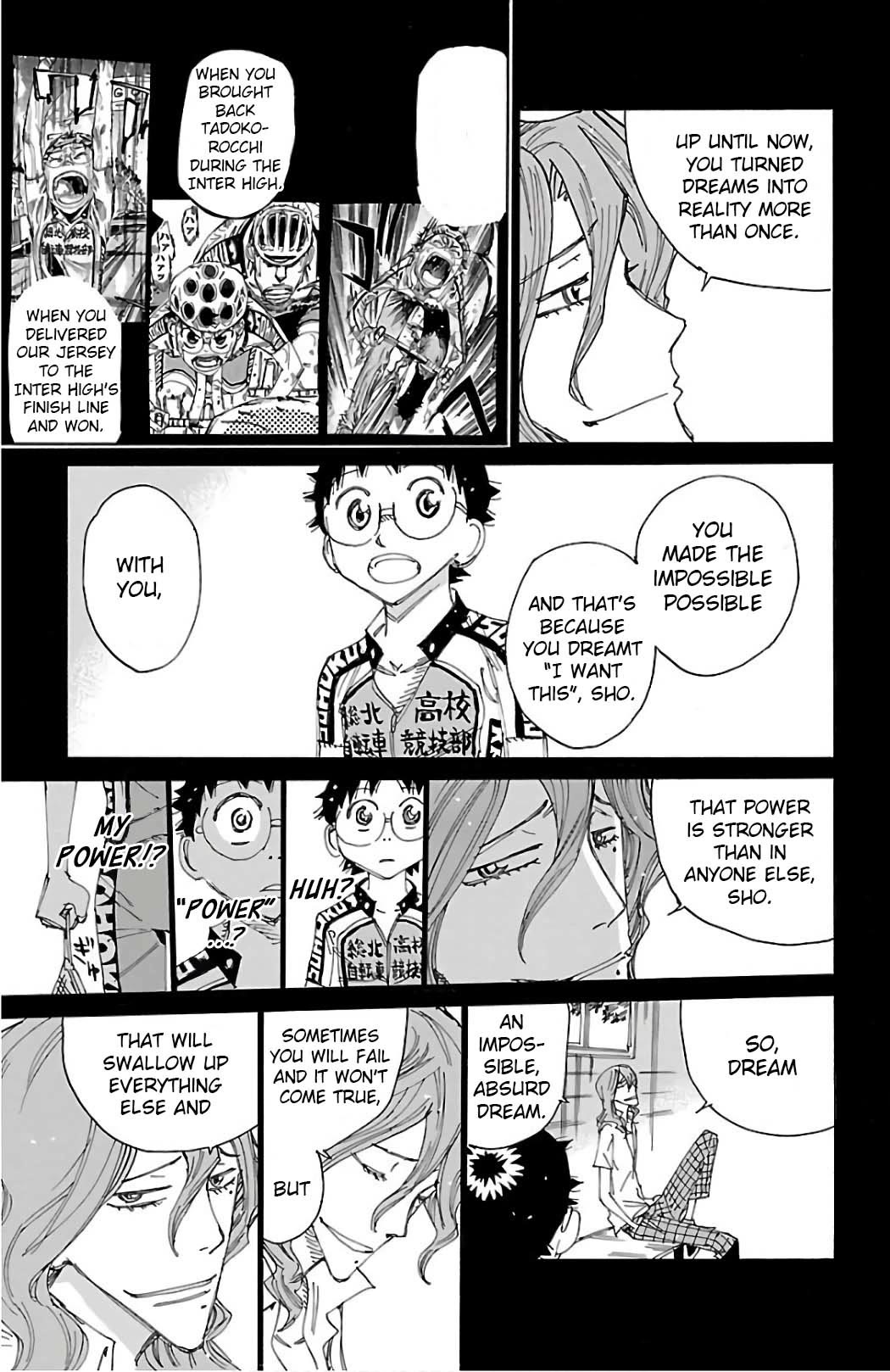 Yowamushi Pedal Chapter 492 page 13 - Chapter 492: The Three People in the Lead!!!