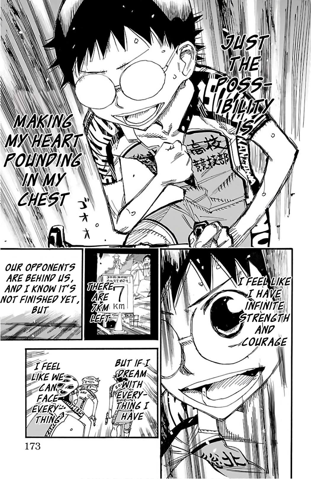 Yowamushi Pedal Chapter 492 page 15 - Chapter 492: The Three People in the Lead!!!