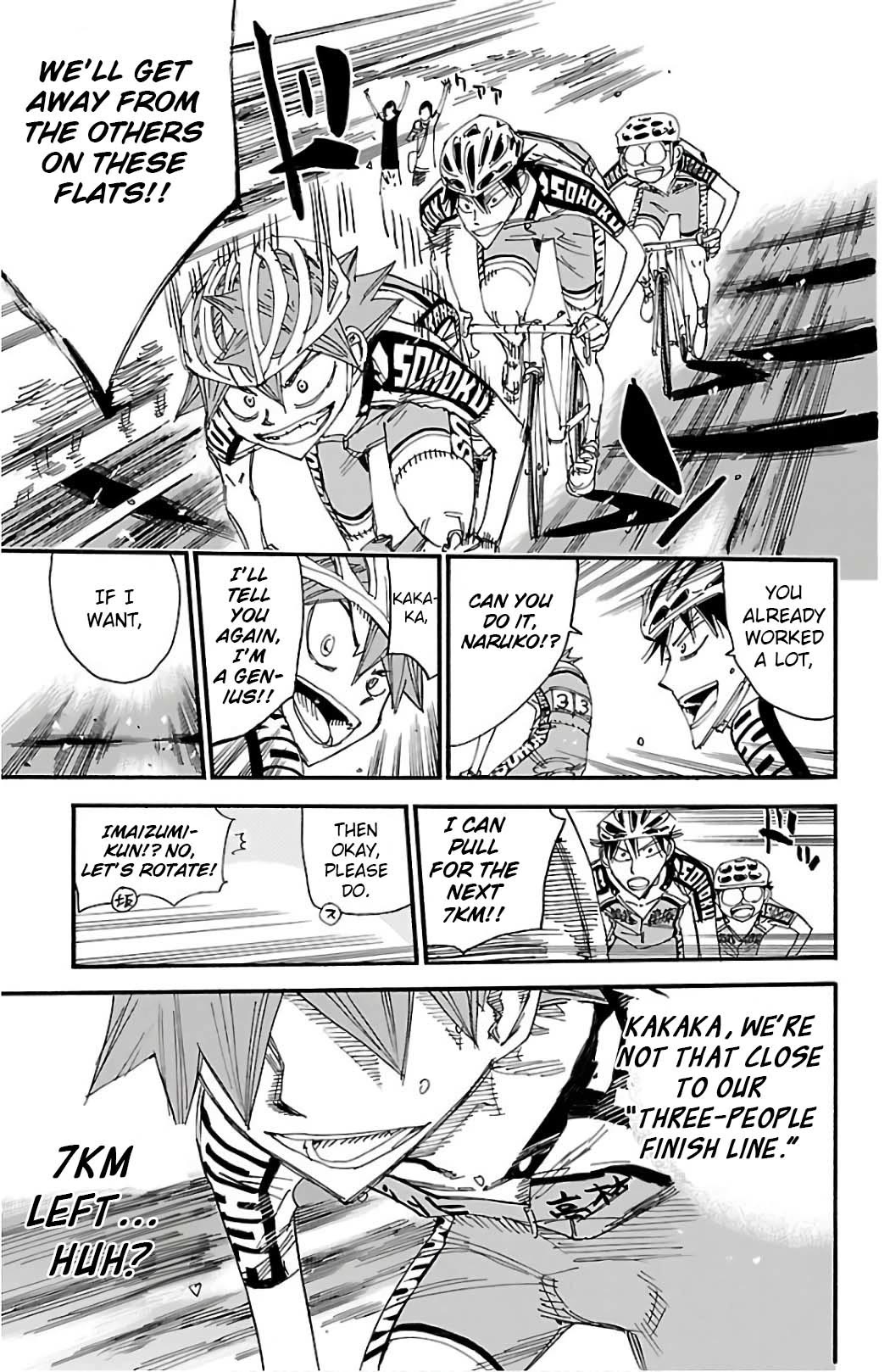 Yowamushi Pedal Chapter 492 page 17 - Chapter 492: The Three People in the Lead!!!