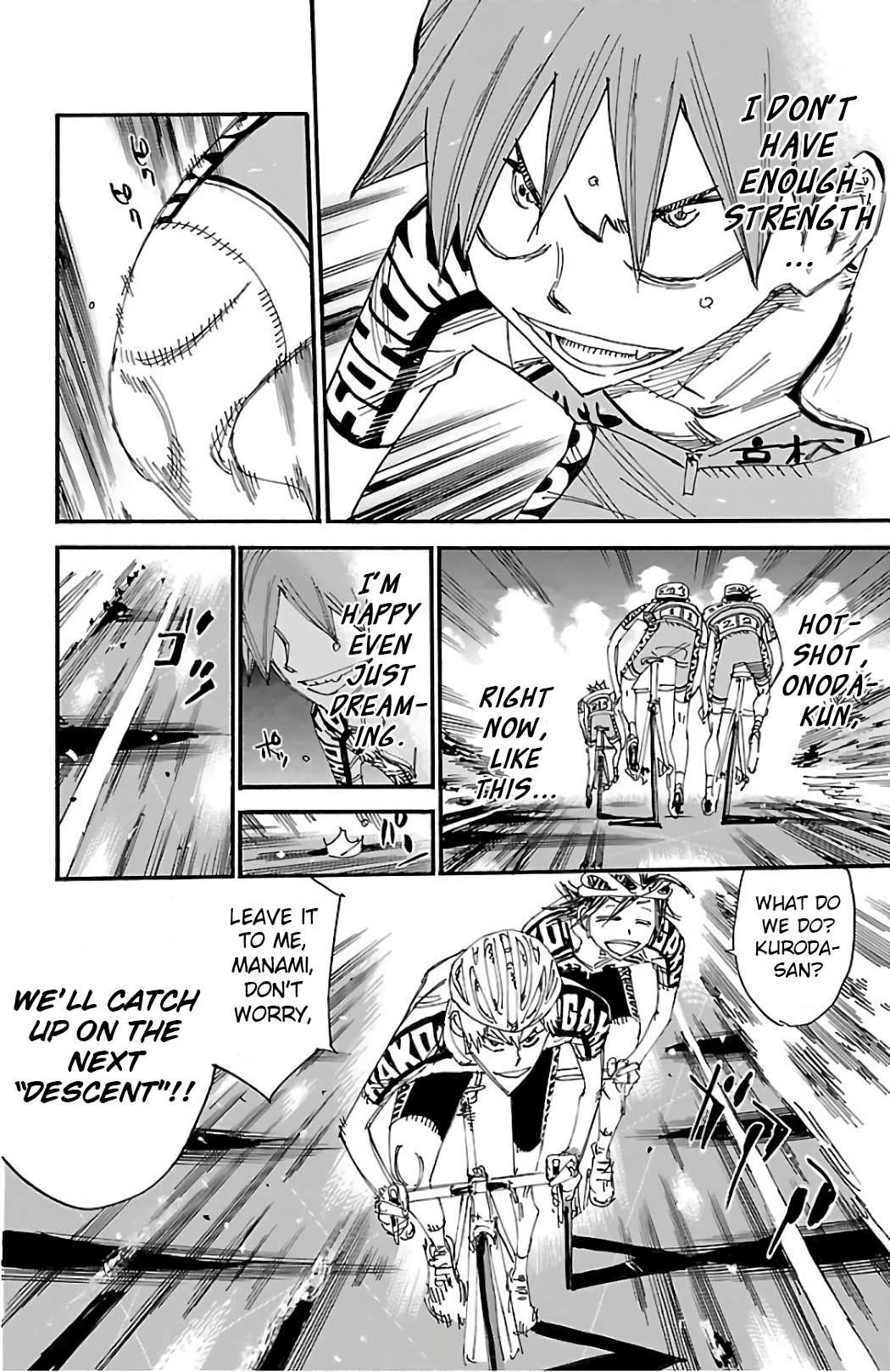 Yowamushi Pedal Chapter 492 page 18 - Chapter 492: The Three People in the Lead!!!