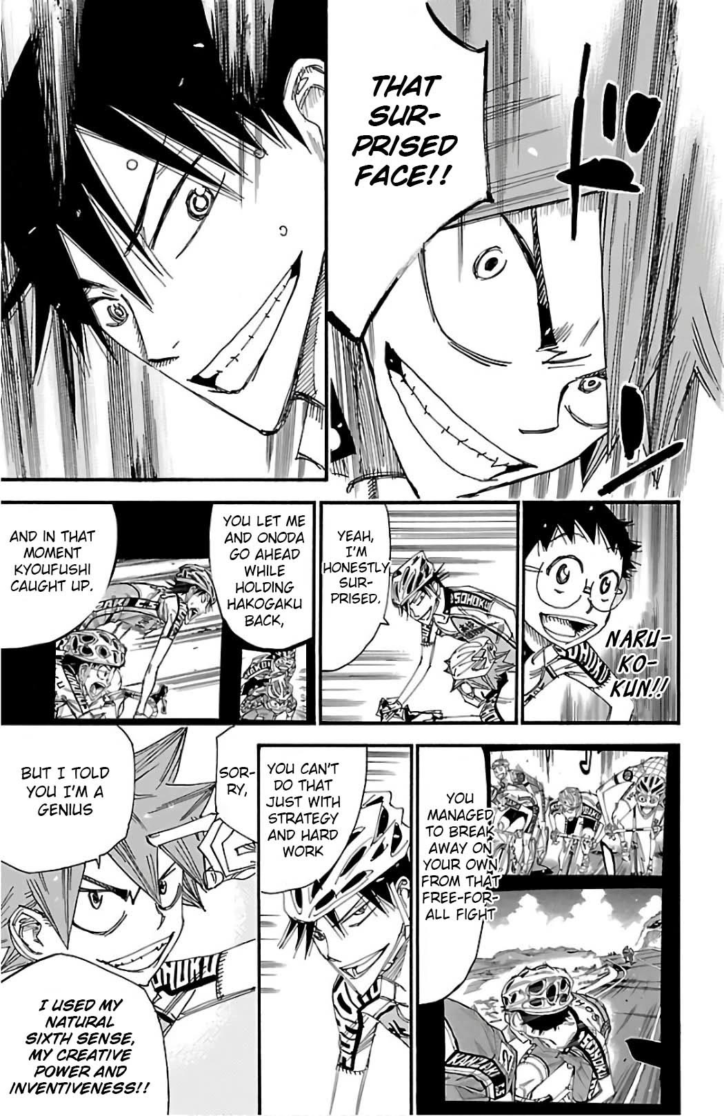 Yowamushi Pedal Chapter 492 page 6 - Chapter 492: The Three People in the Lead!!!