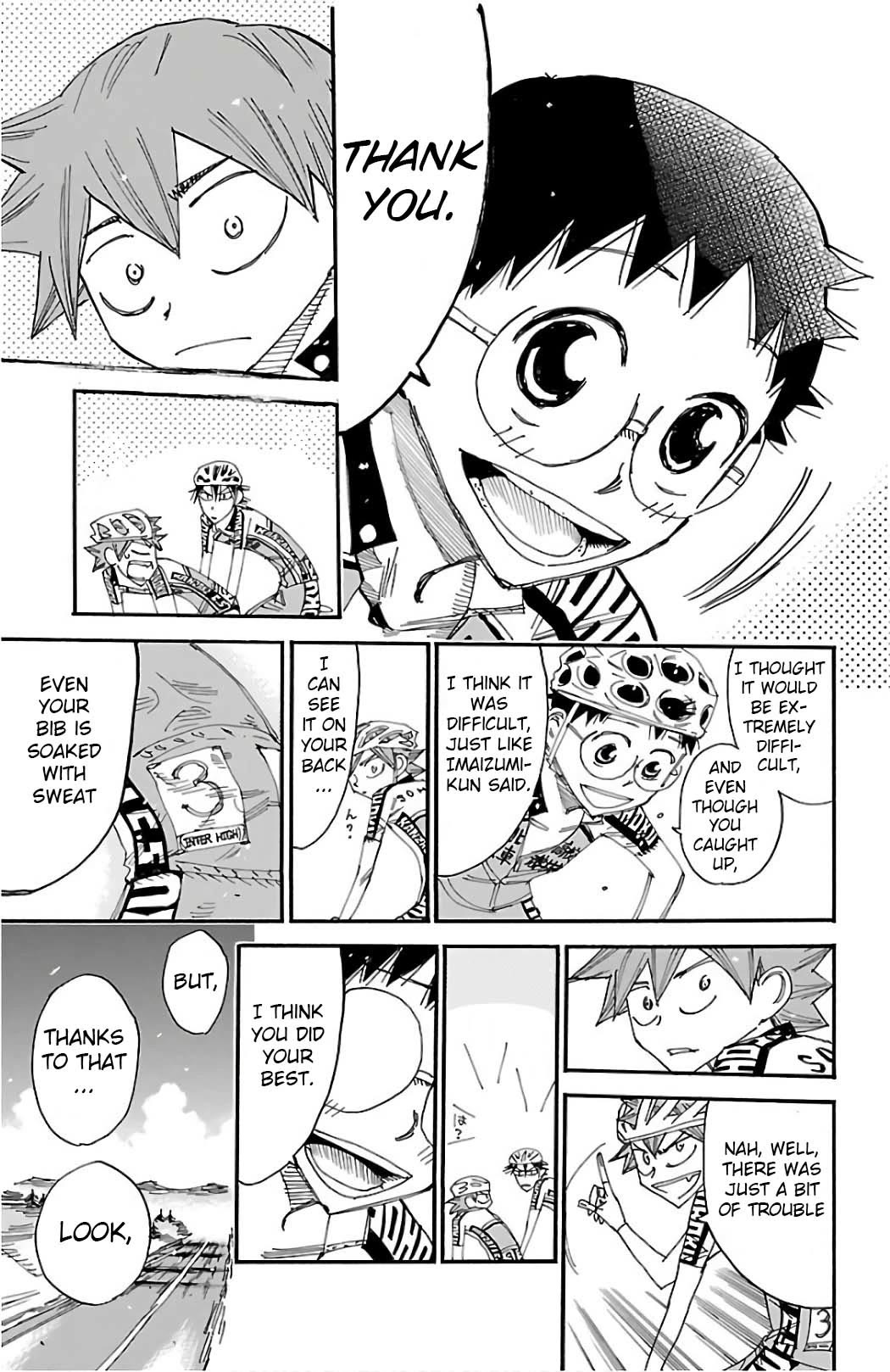 Yowamushi Pedal Chapter 492 page 8 - Chapter 492: The Three People in the Lead!!!