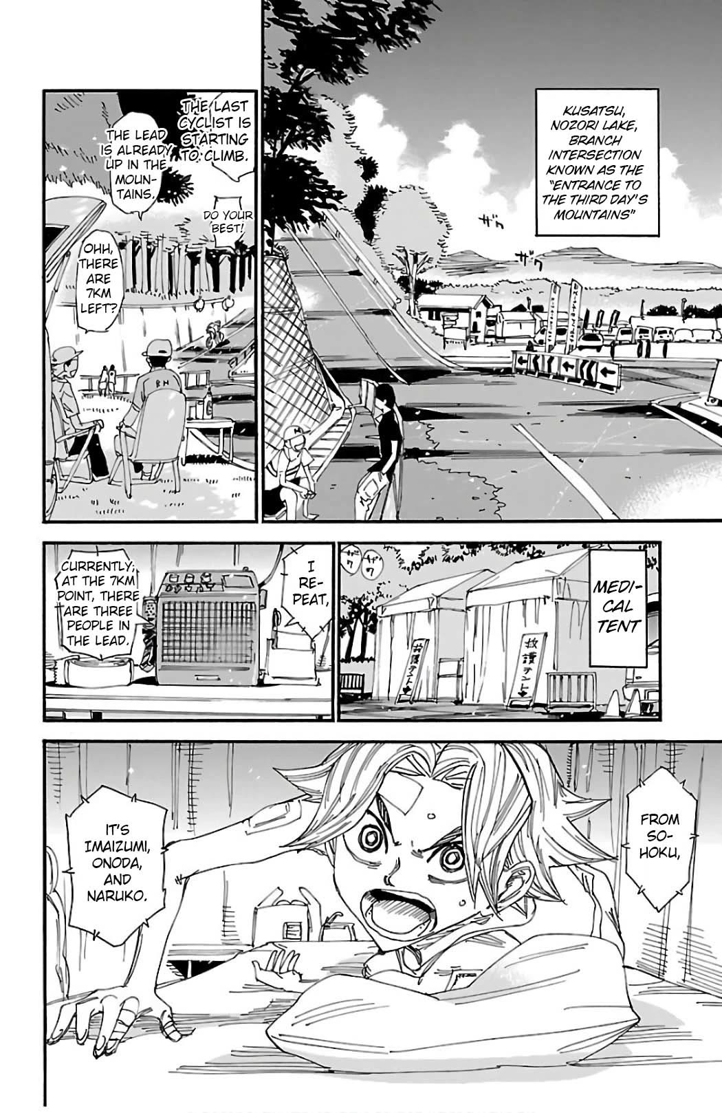 Yowamushi Pedal Chapter 493 page 11 - Chapter 493: The Last 7km's Chase