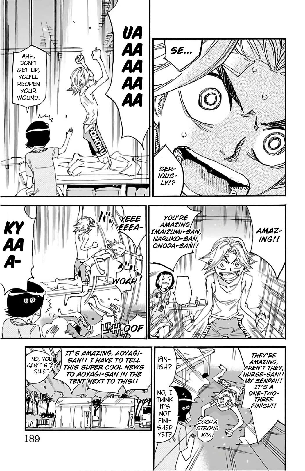 Yowamushi Pedal Chapter 493 page 12 - Chapter 493: The Last 7km's Chase