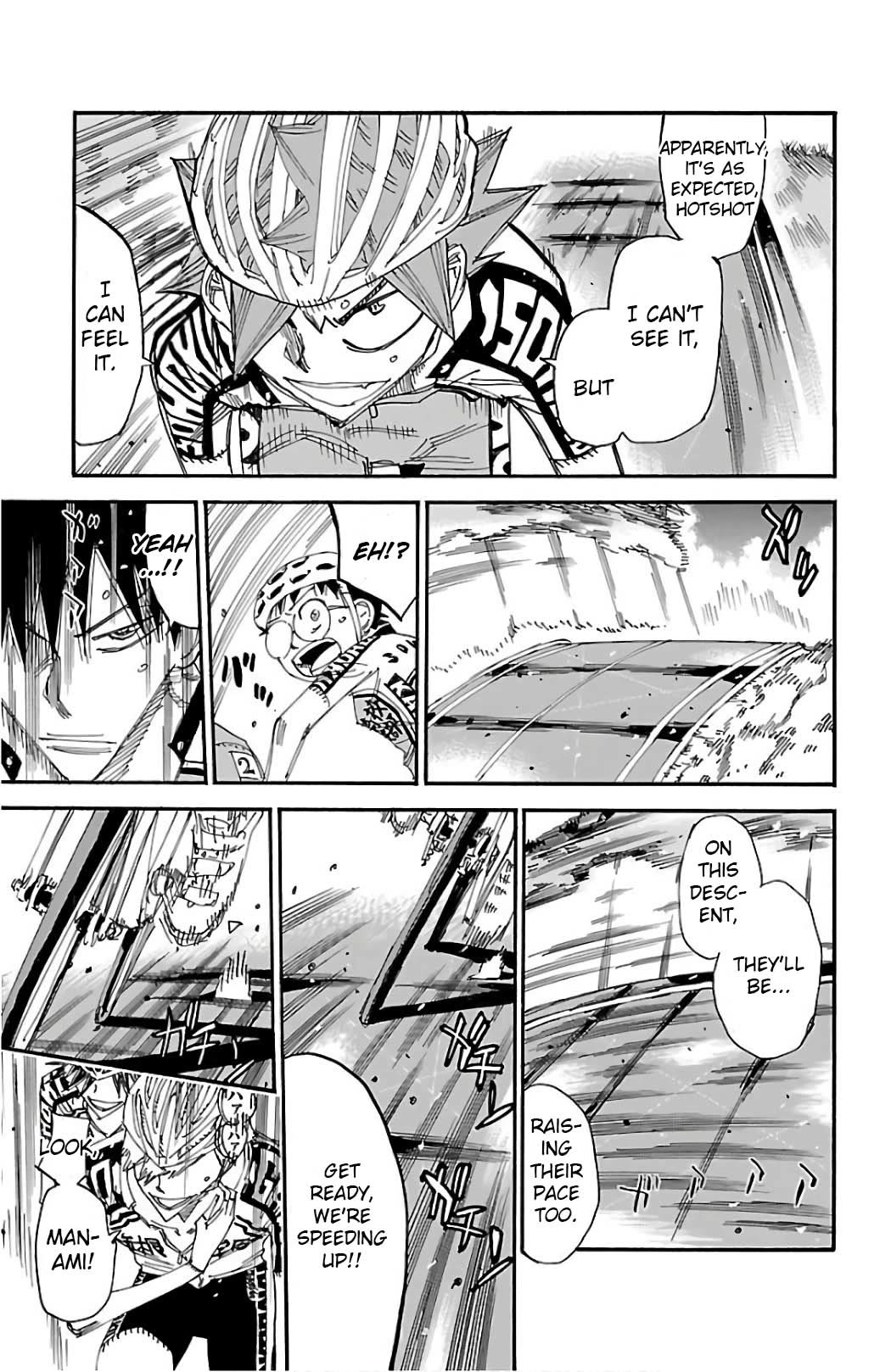 Yowamushi Pedal Chapter 493 page 16 - Chapter 493: The Last 7km's Chase