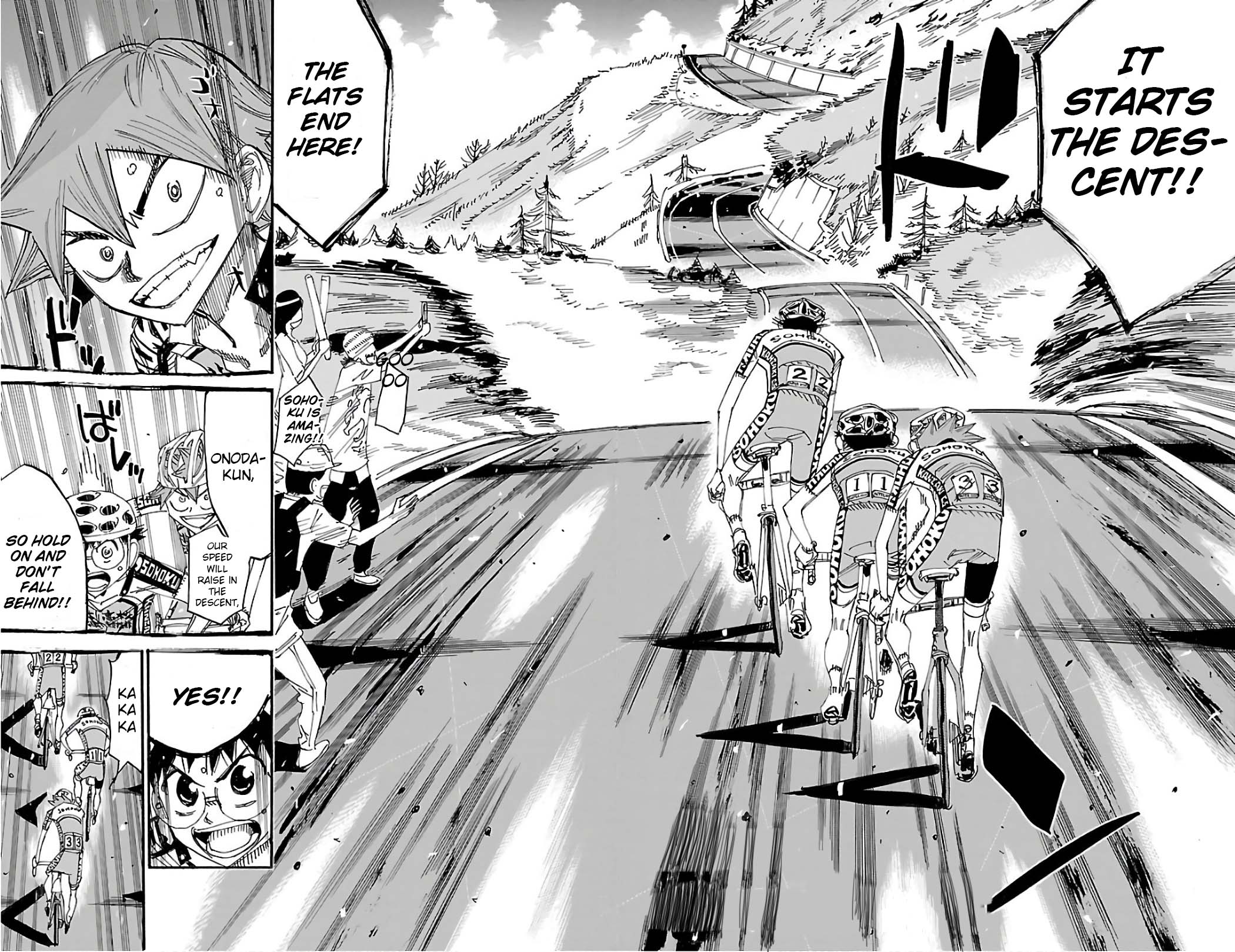 Yowamushi Pedal Chapter 493 page 2 - Chapter 493: The Last 7km's Chase