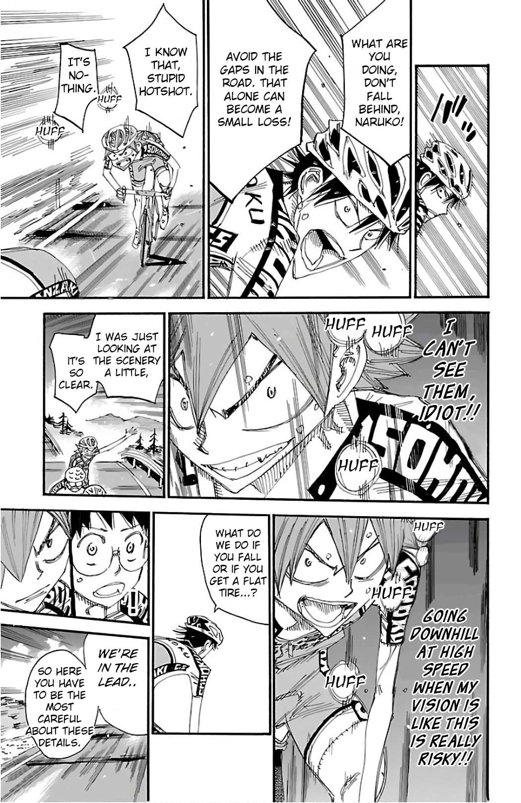 Yowamushi Pedal Chapter 493 page 6 - Chapter 493: The Last 7km's Chase